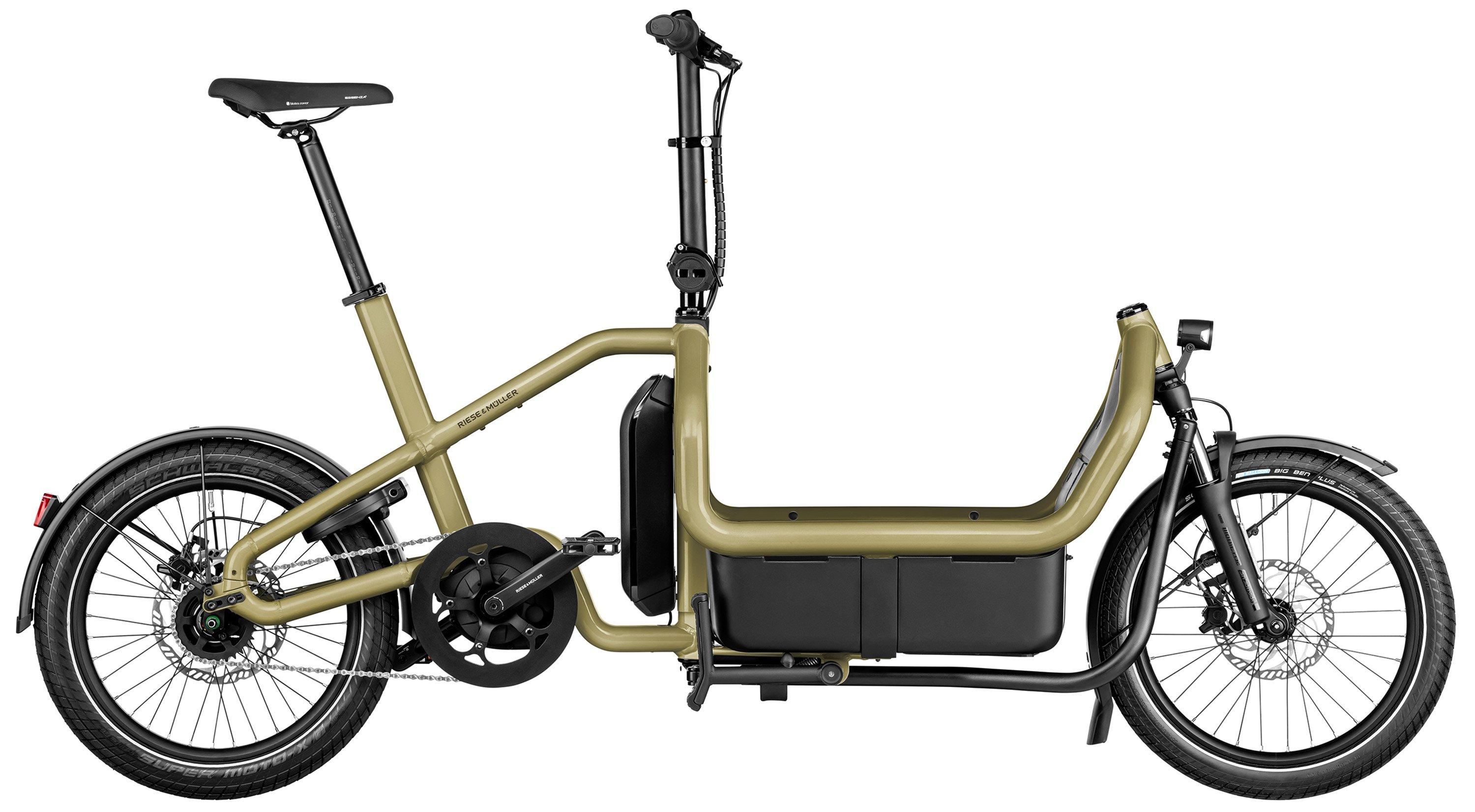 Riese & Müller Carrie city Testbike Grün/Braun