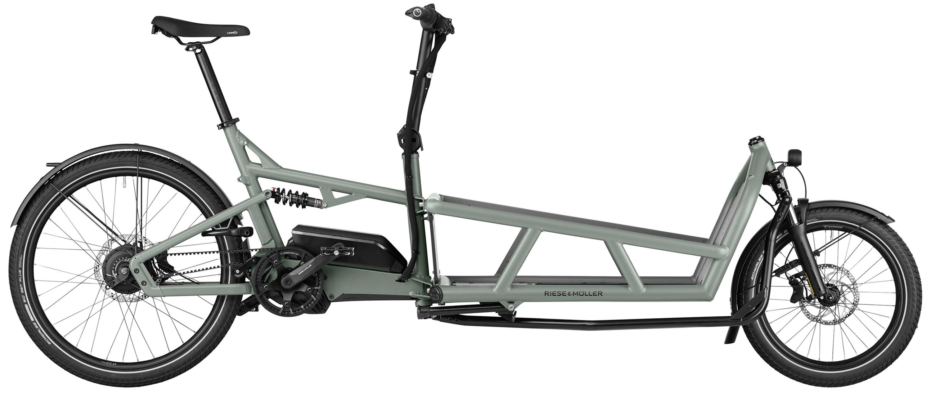 Riese & Müller Load4 75 vario Testbike Grau/Grün