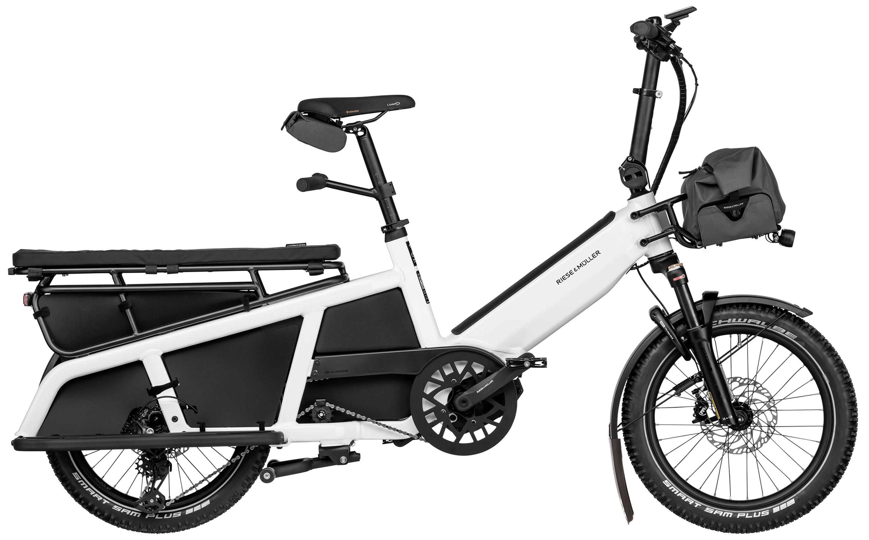 Riese & Müller Multitinker touring Testbike Weiß/Schwarz