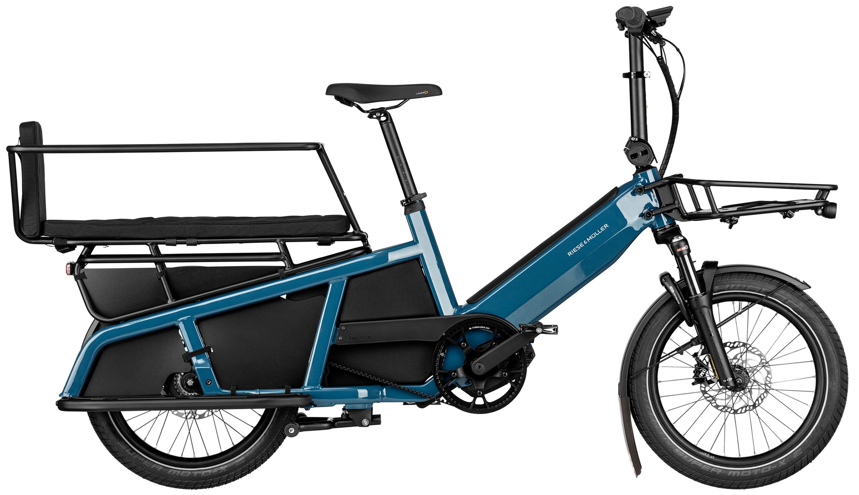 Riese & Müller Multitinker vario Testbike Schwarz/Blau