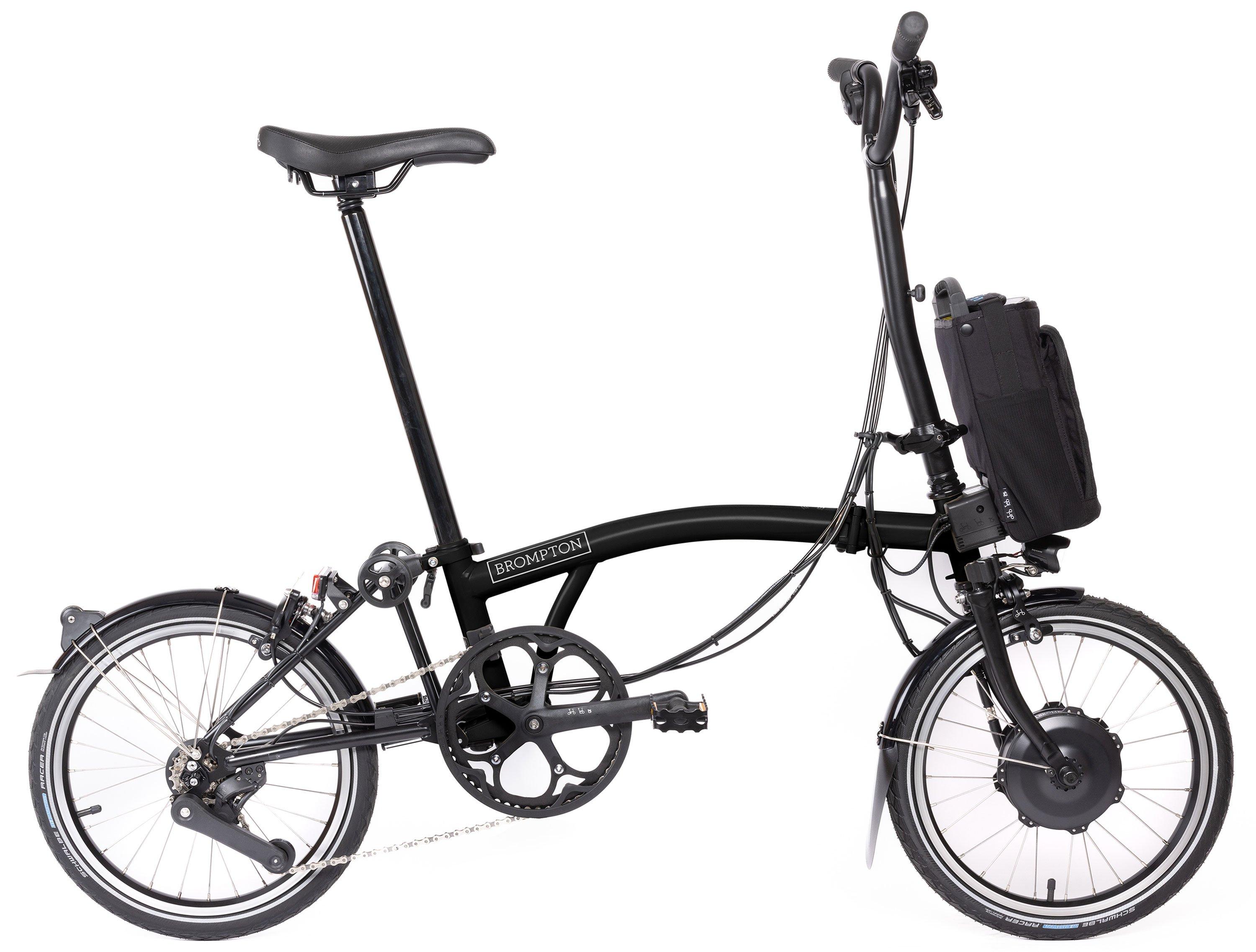 Brompton Electric C Line Urban High Schwarz/Anthrazit