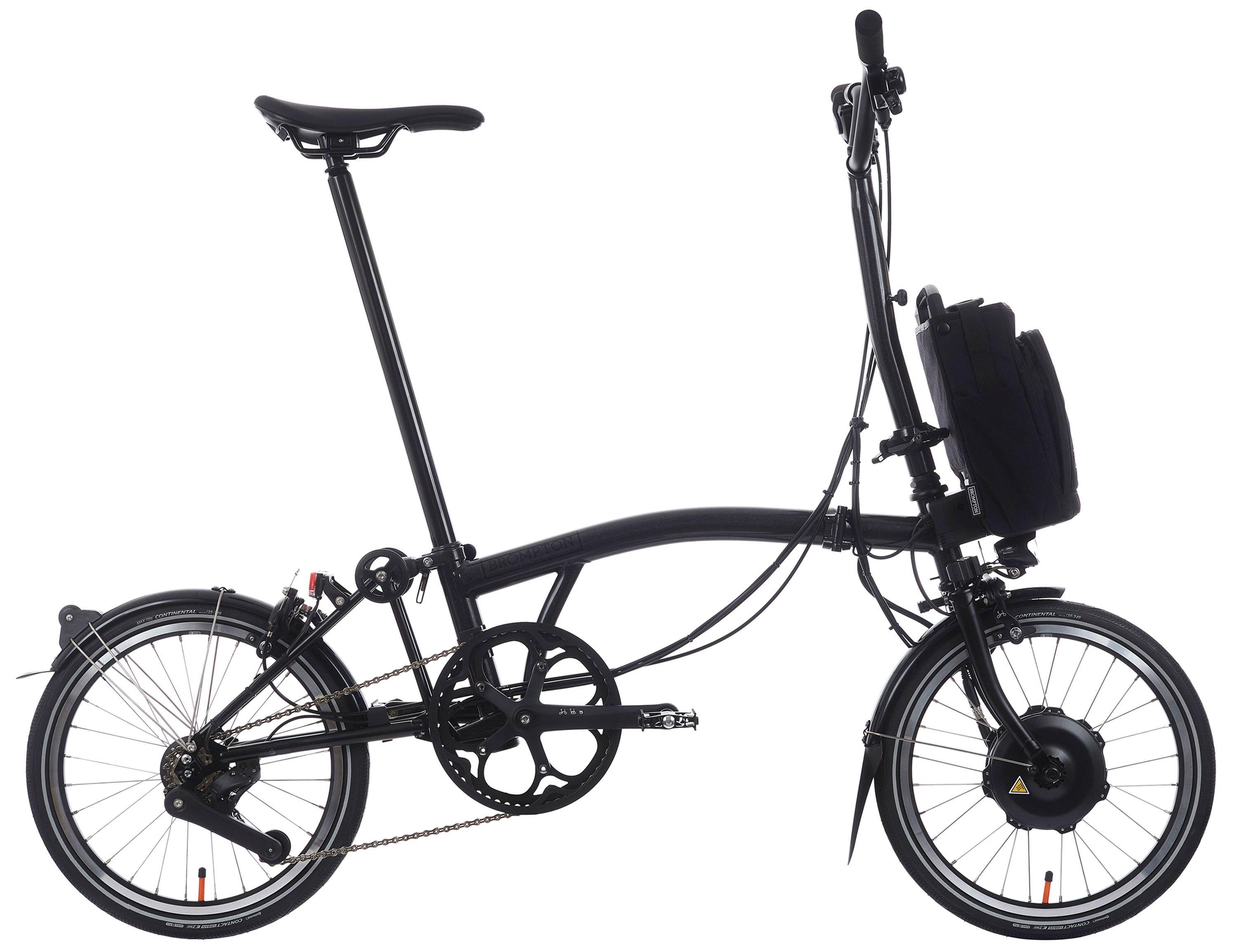 Brompton Electric P Line Urban High Schwarz