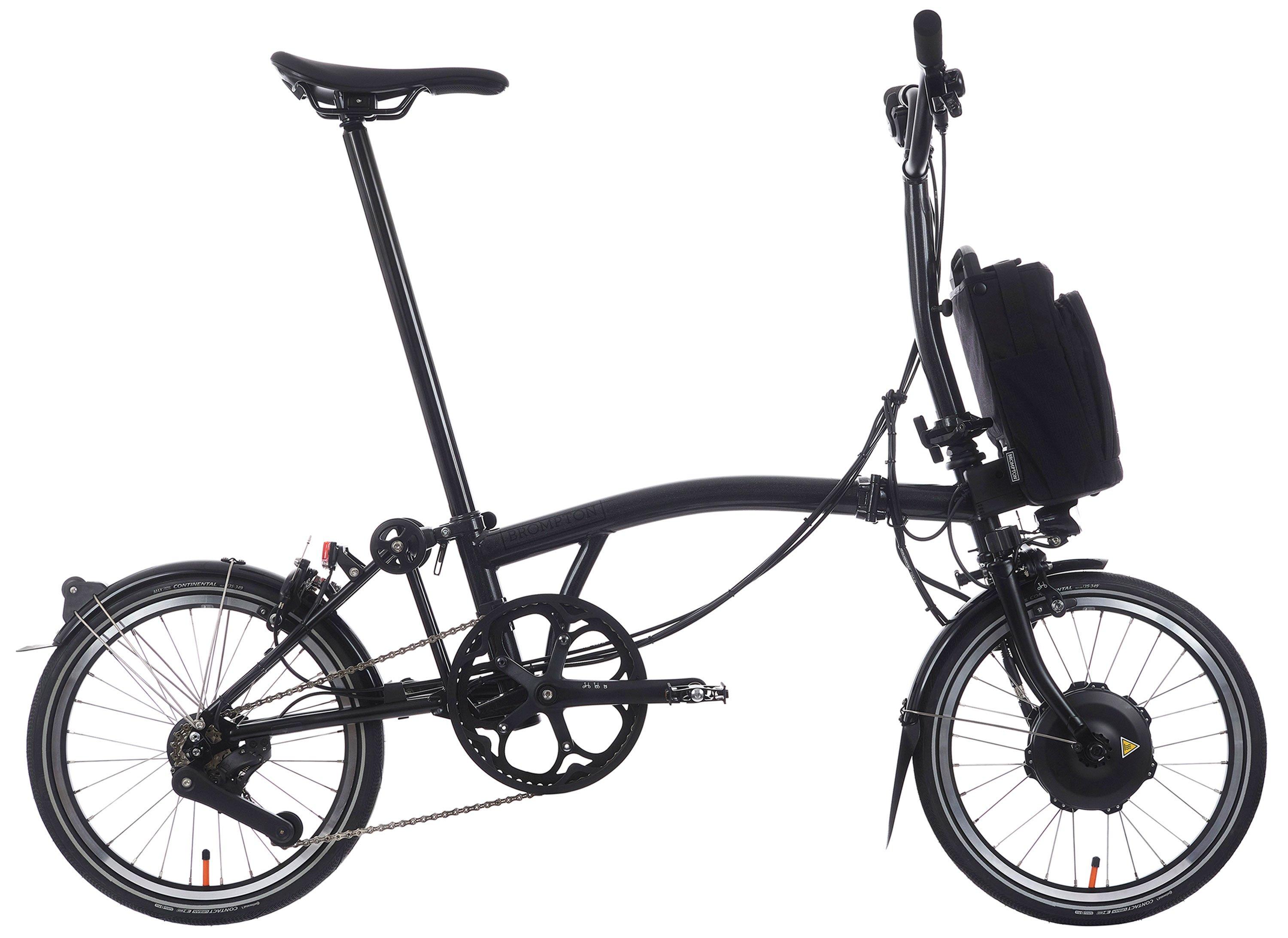 Brompton Electric P Line Explore Mid Schwarz