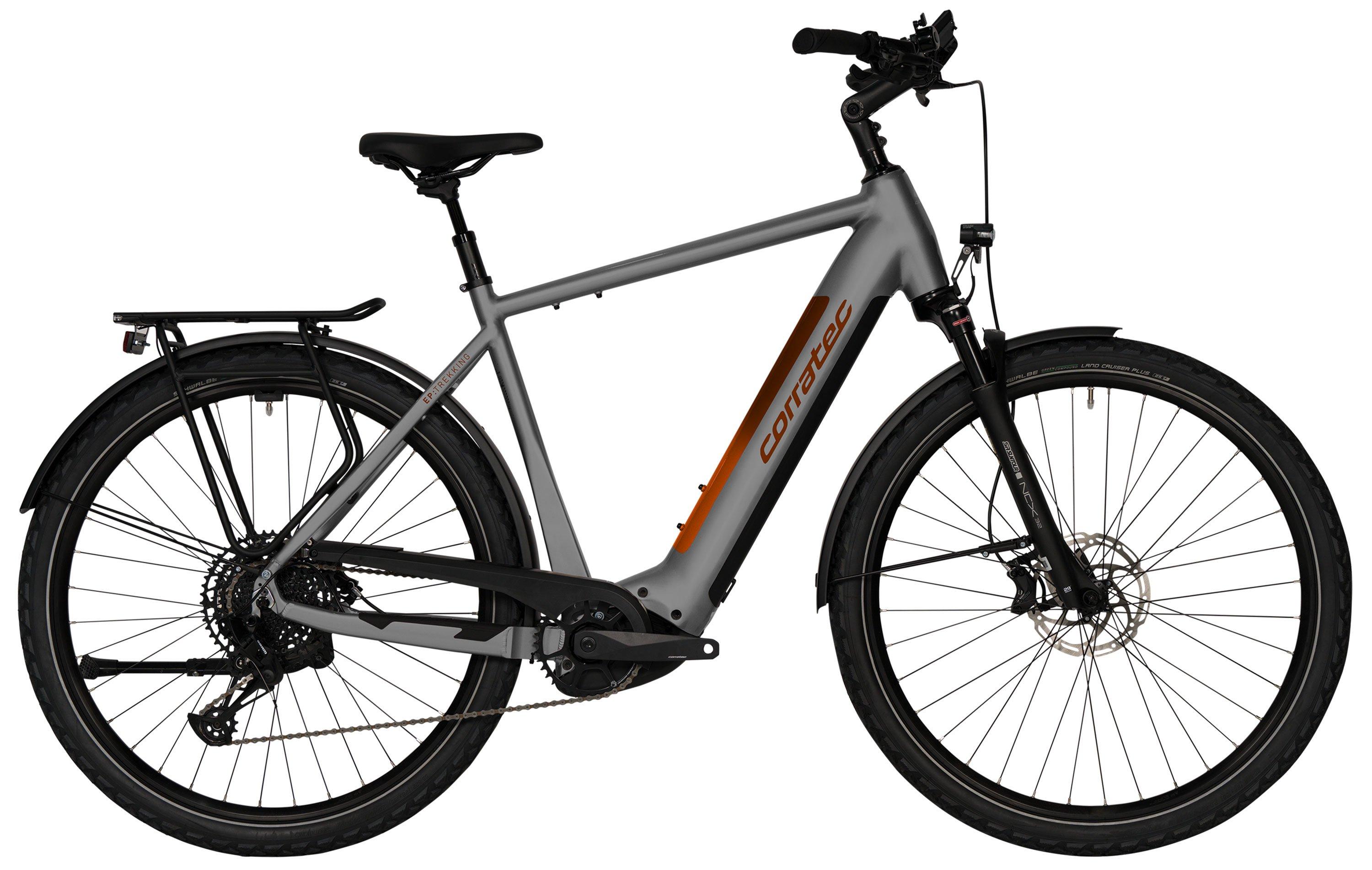 Corratec E-Power Trekking 28 CX8 Gent Rot/Grau/Orange