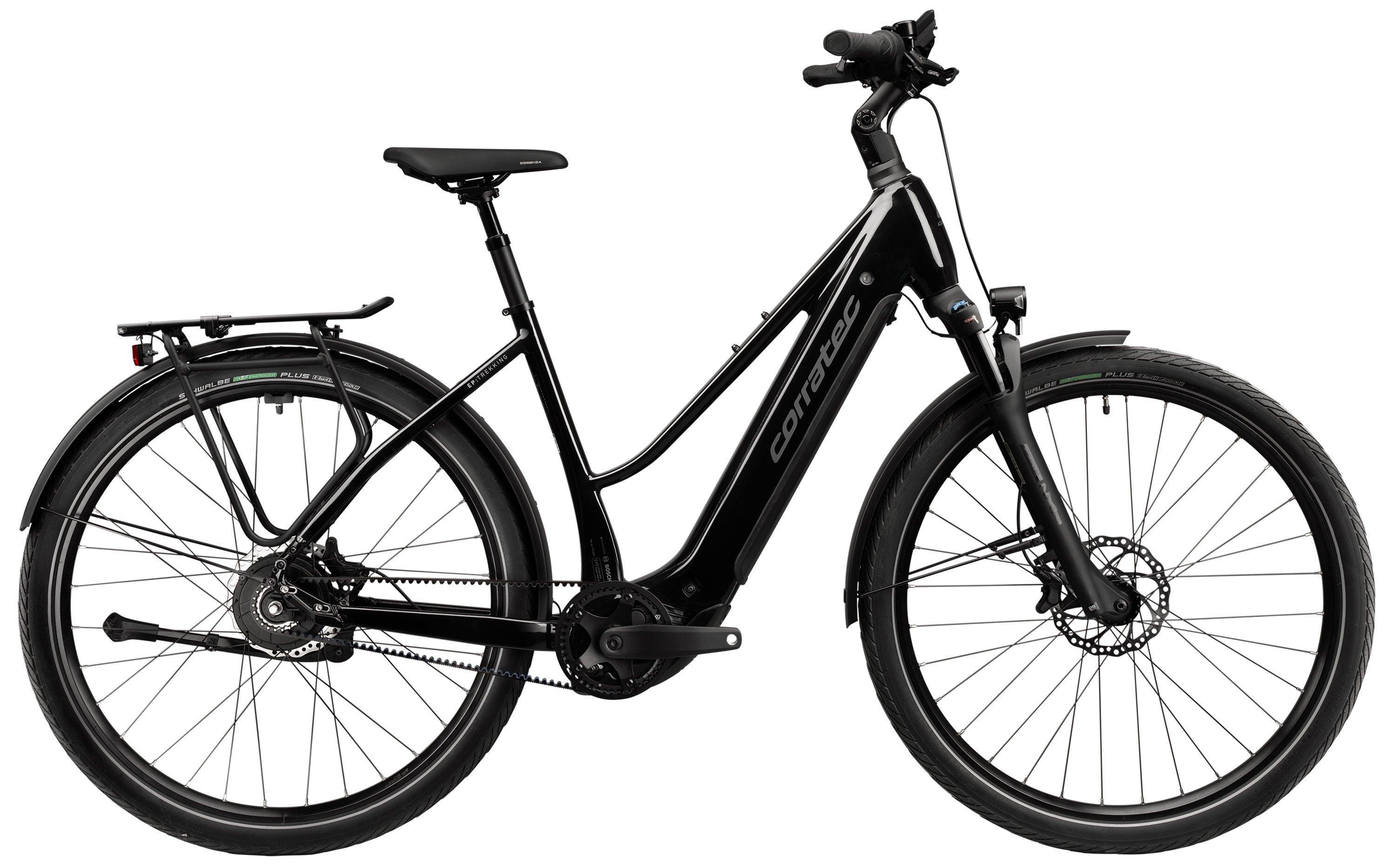 Corratec E-Power Trekking 28 CX8 Belt Sport Schwarz