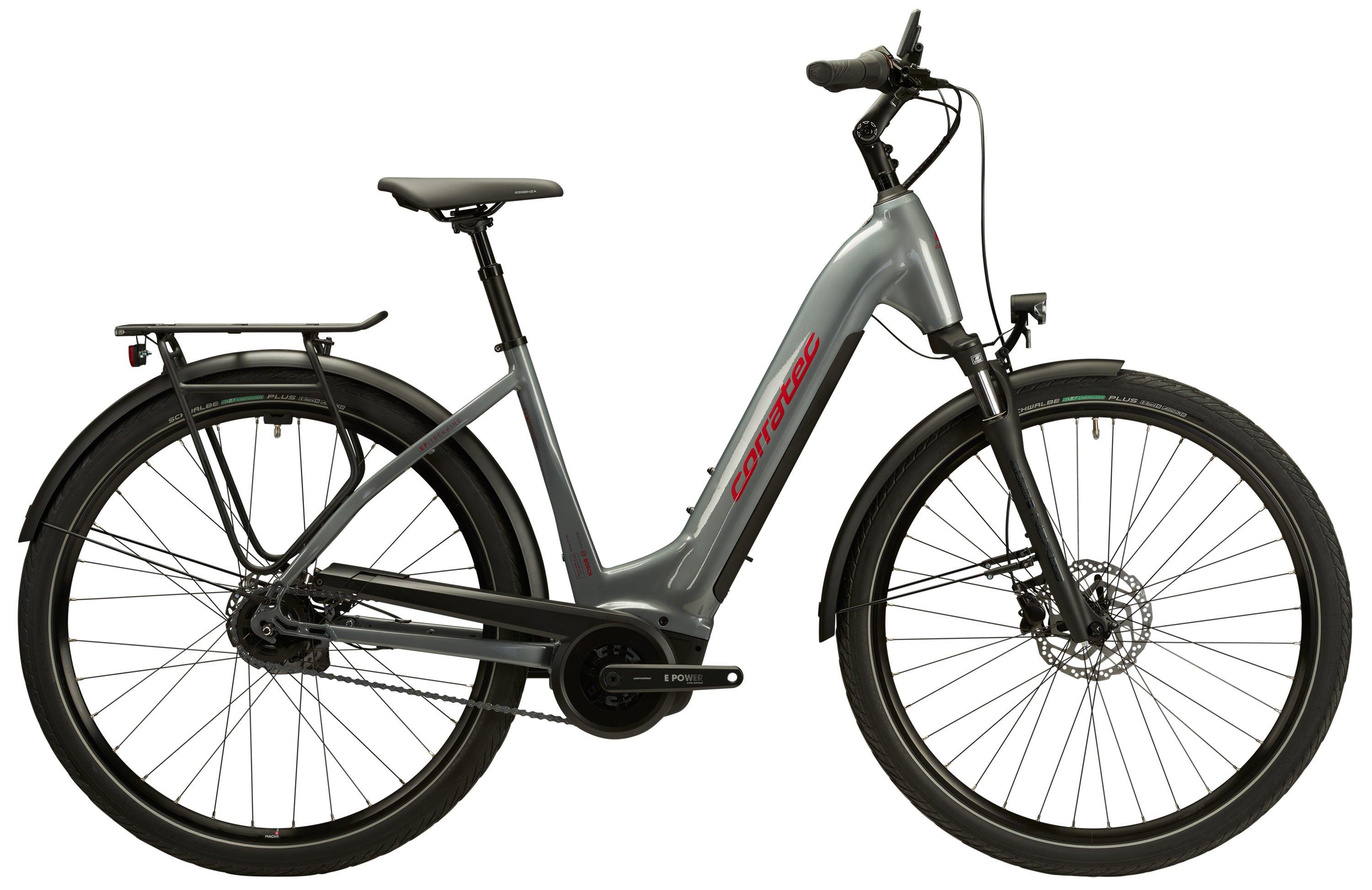 Corratec E-Power Trekking 28 P6 8SC Wave Rot/Grau