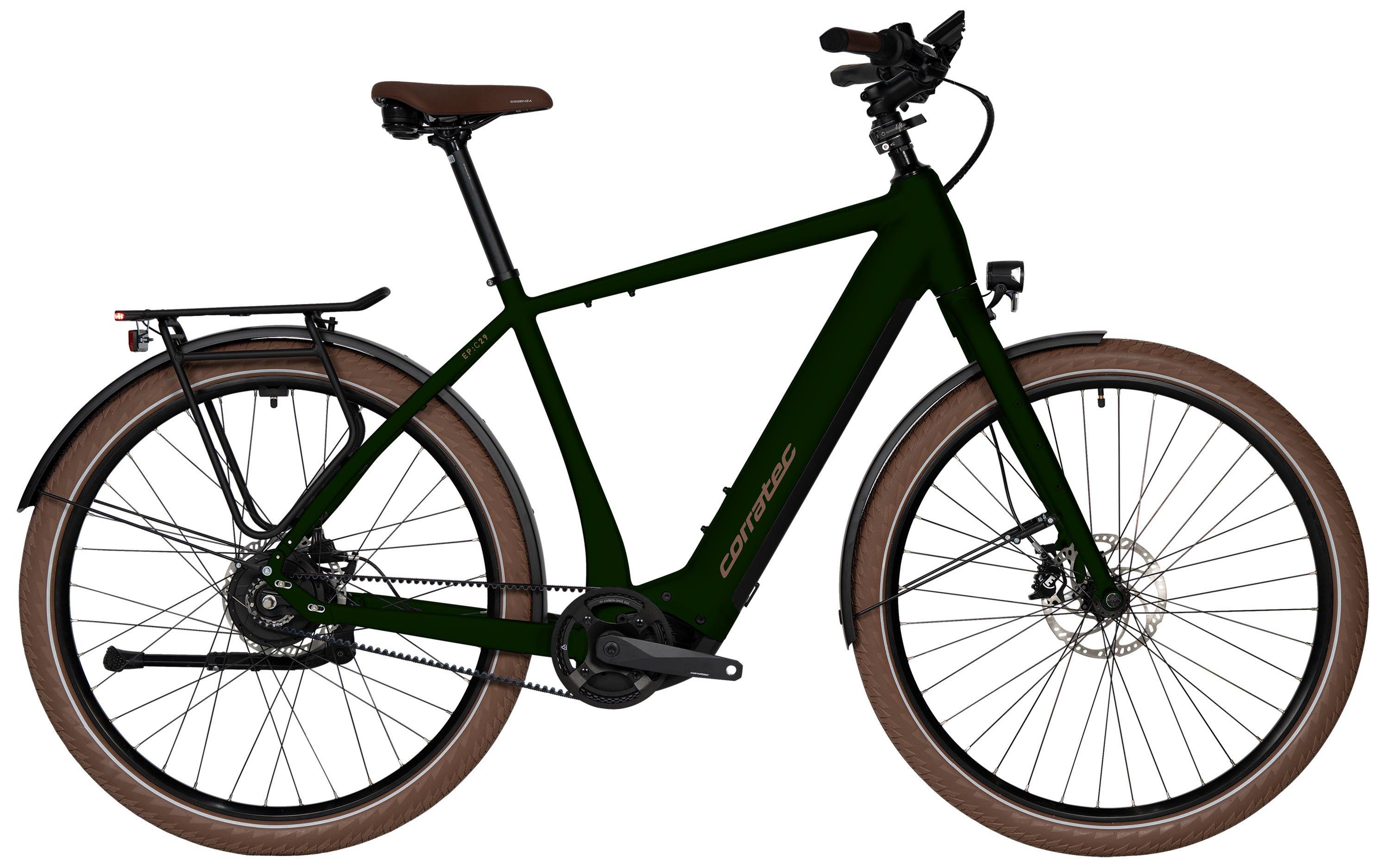 Corratec E-Power C29 CX8 Belt Gent Grün/Braun/Beige