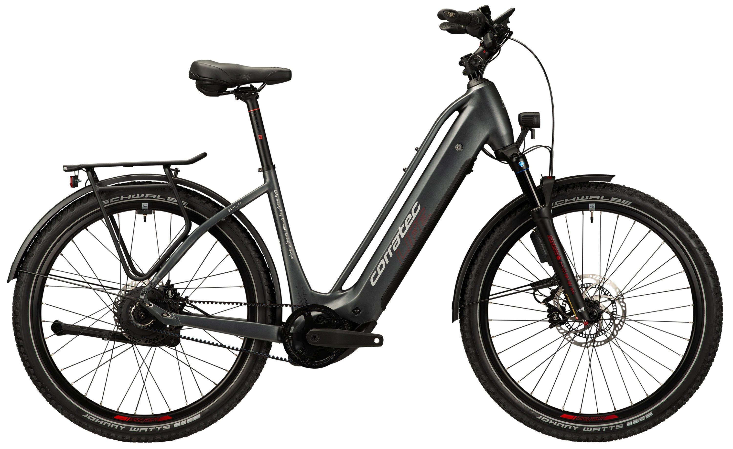 Corratec Life CX8 ABS Schwarz/Anthrazit/Grau