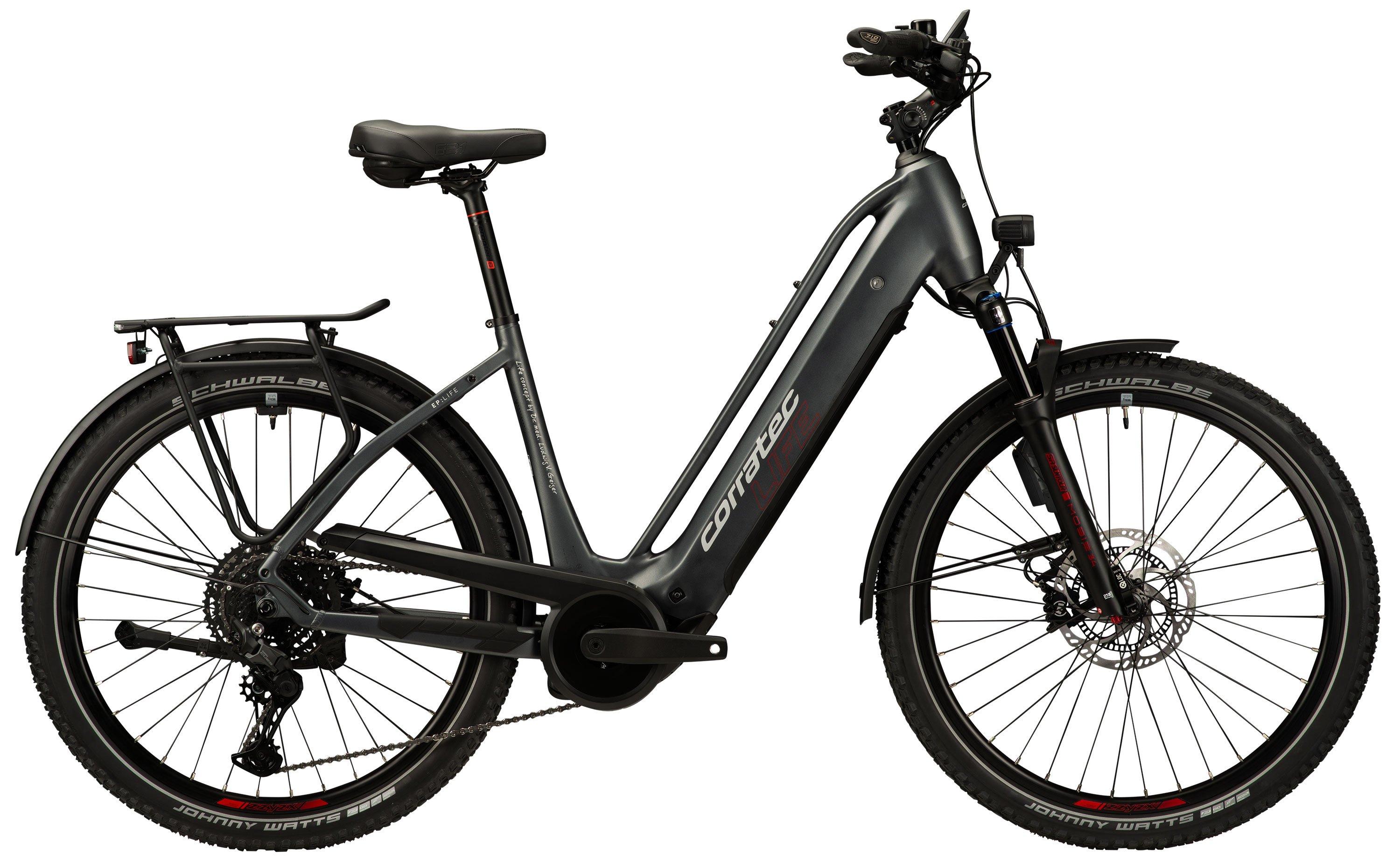 Corratec Life CX8 RD Schwarz/Anthrazit/Grau