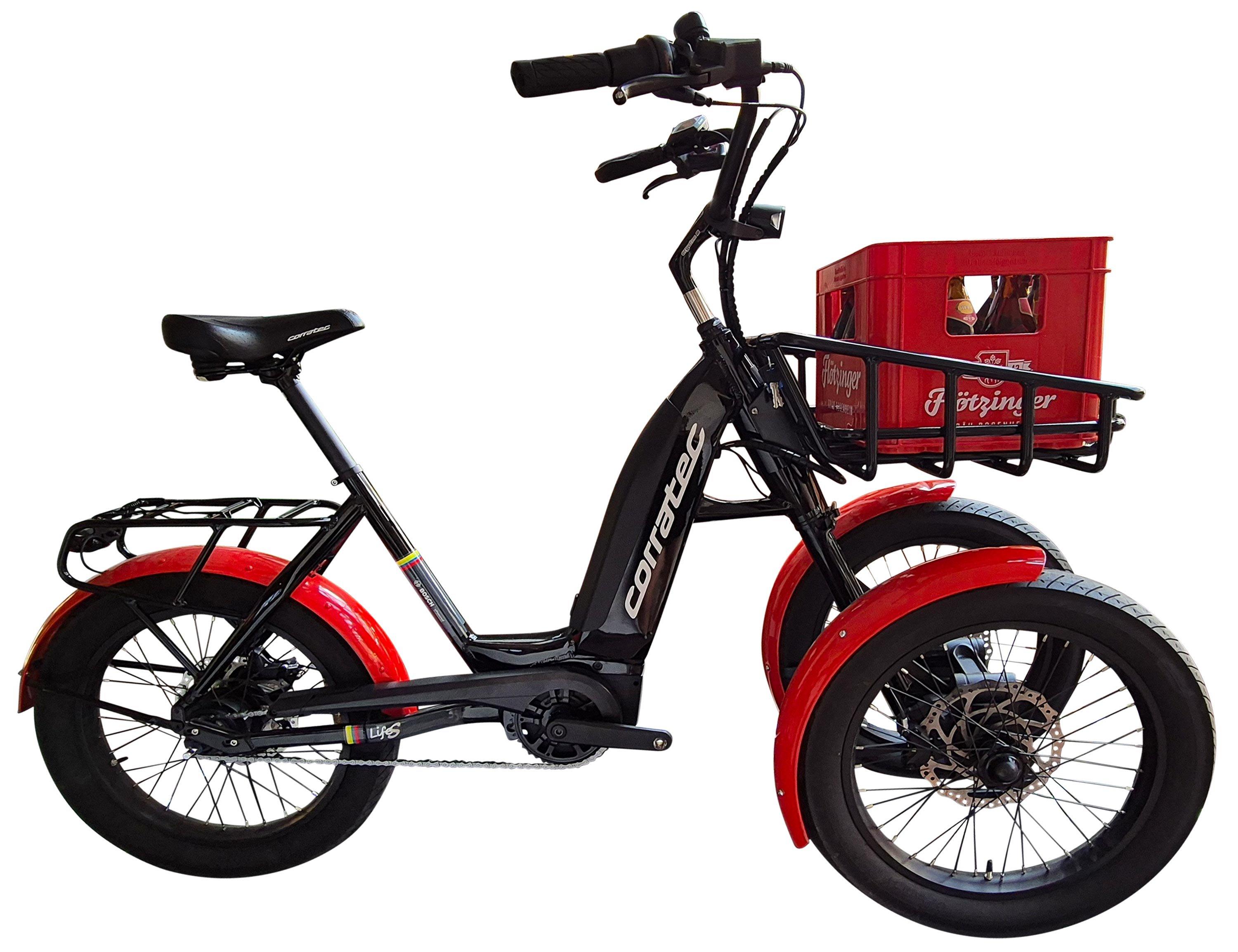 Corratec Life S Dual P7 Schwarz/Rot