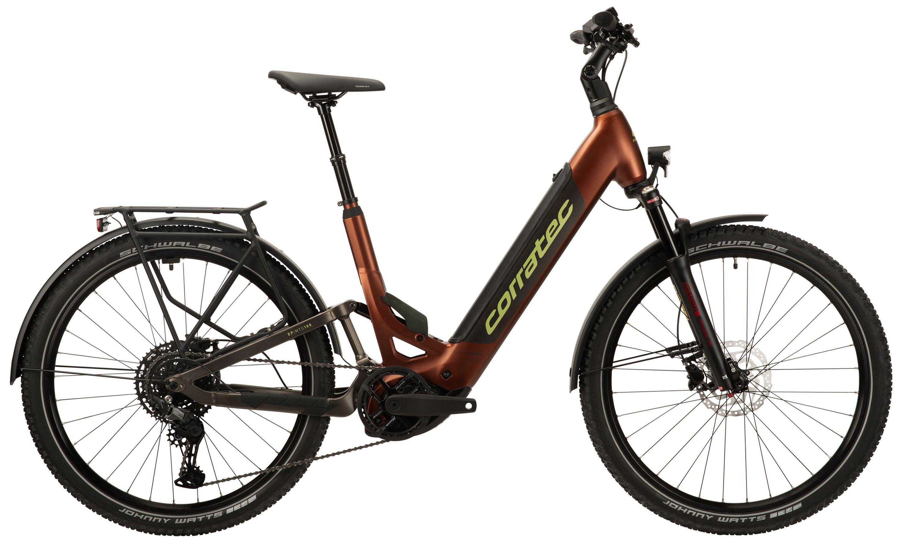Corratec E-Power MTC 100 Wave CX6 Grau/Grün/Braun/Bronze