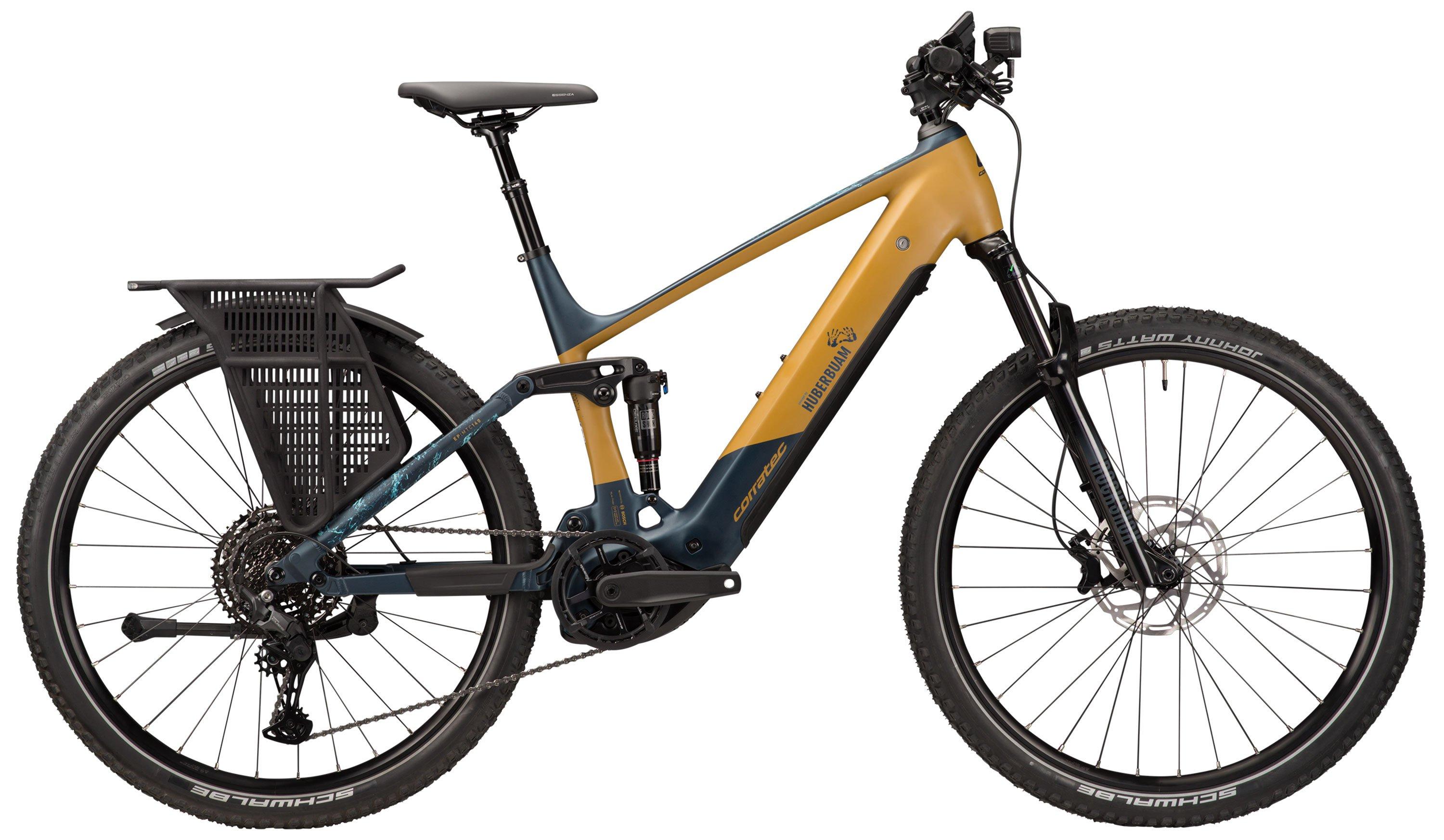 Corratec E-Power MTC 140 Huberbuam Pro Blau/Gelb/Braun