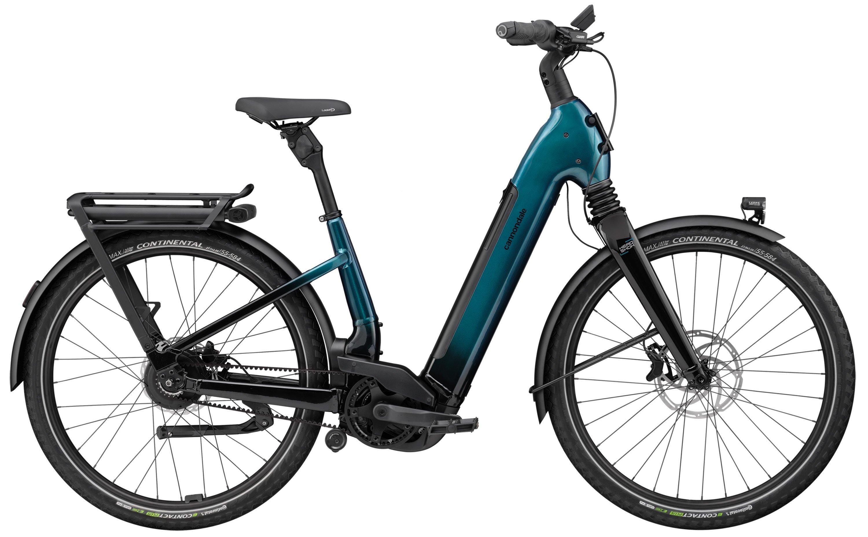 Cannondale Mavaro 1 Low StepThru Schwarz/Blau/Türkis