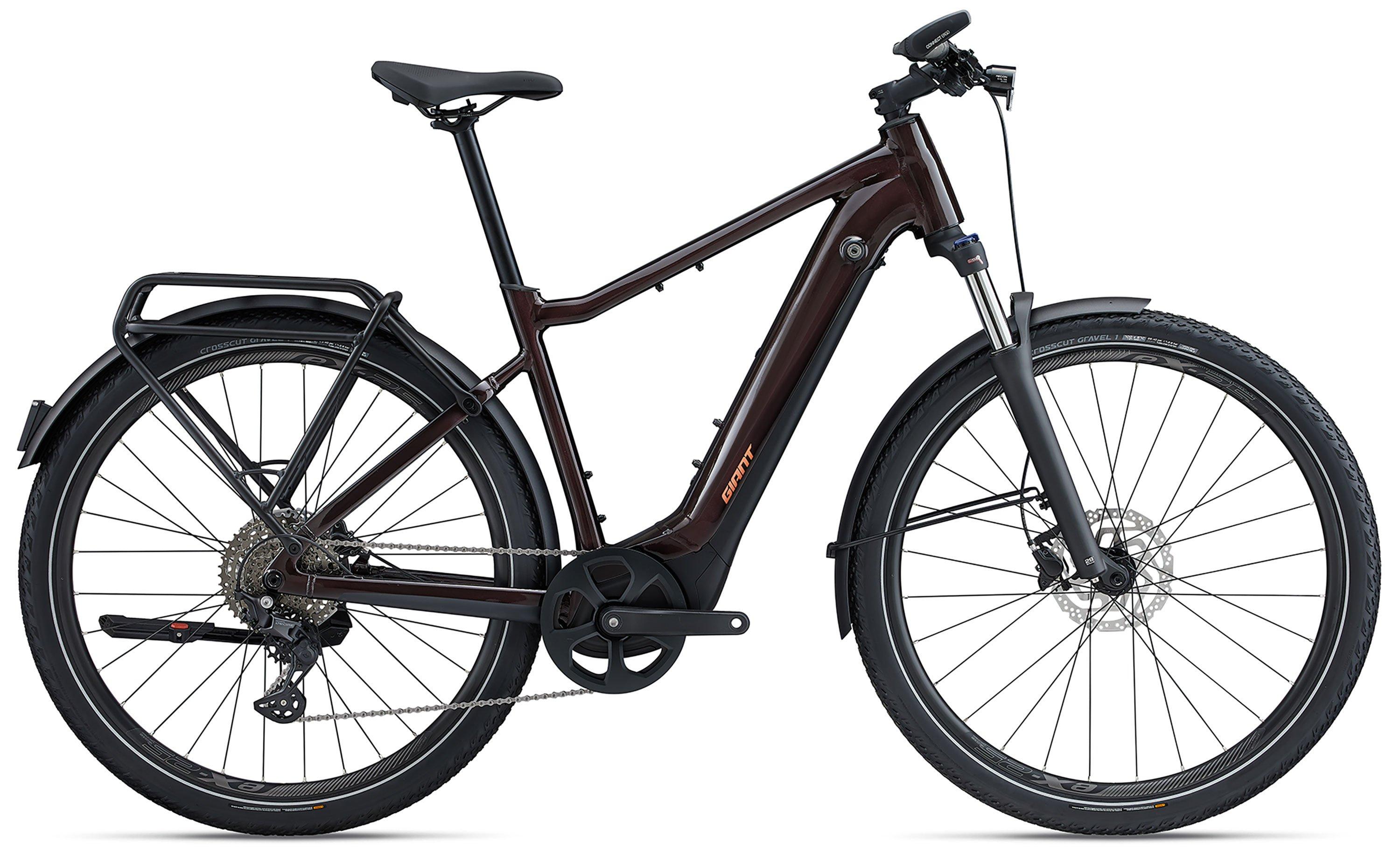 Giant Explore E+ 1 GTS Schwarz/Rot/Braun