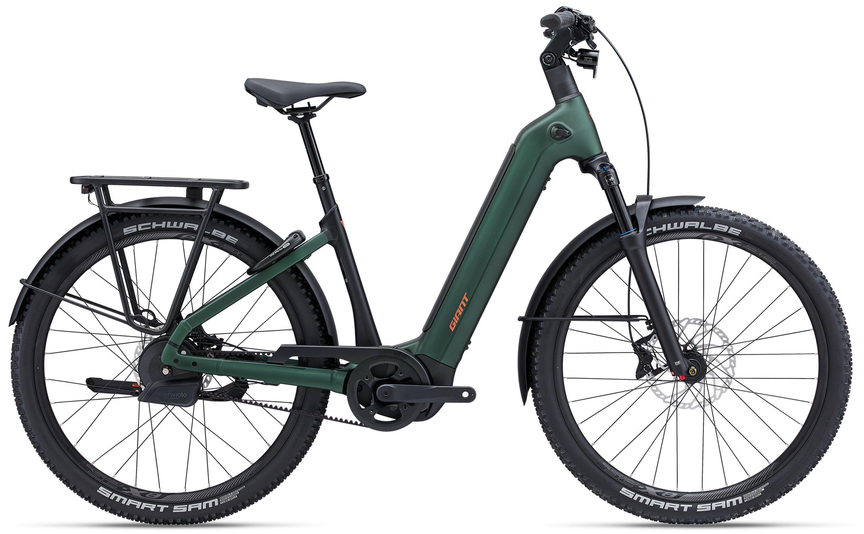 Giant AnyTour X E+ 0 Schwarz/Grün/Beige