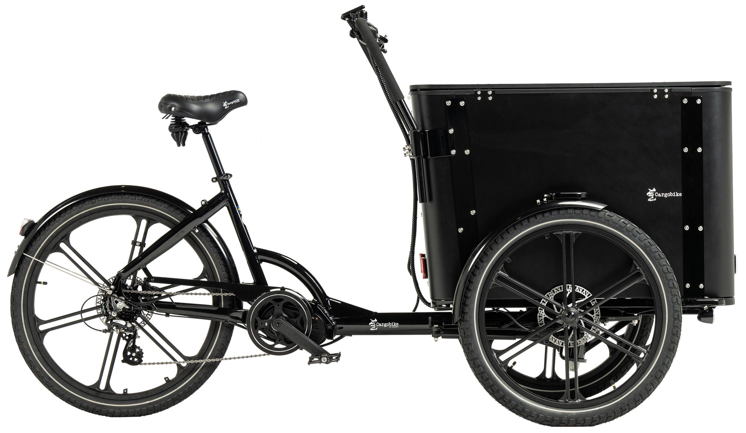 Cargobike of Sweden Cargobike DeLight Box Schwarz/Anthrazit