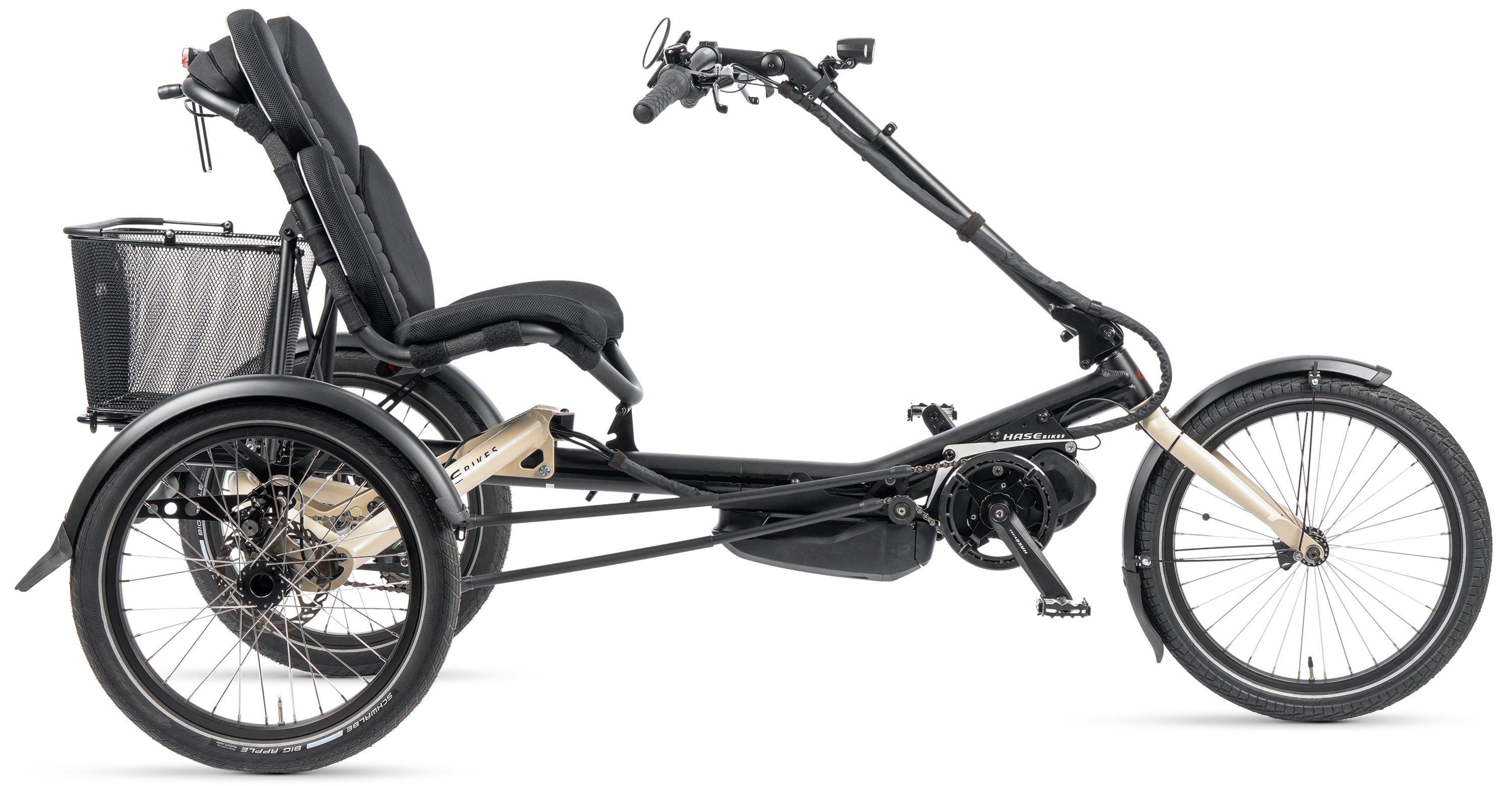 Hase Bikes Trigo UP E Schwarz/Braun/Beige