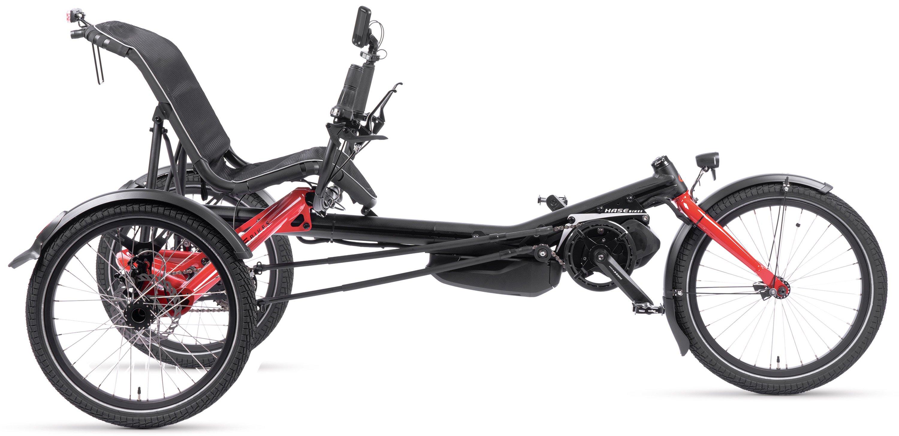 Hase Bikes Trigo E Schwarz/Rot