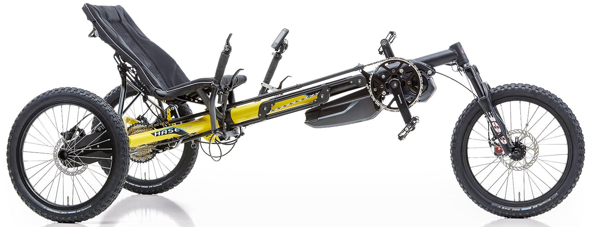 Hase Bikes Kettwiesel CROSS STEPS Schwarz/Gelb