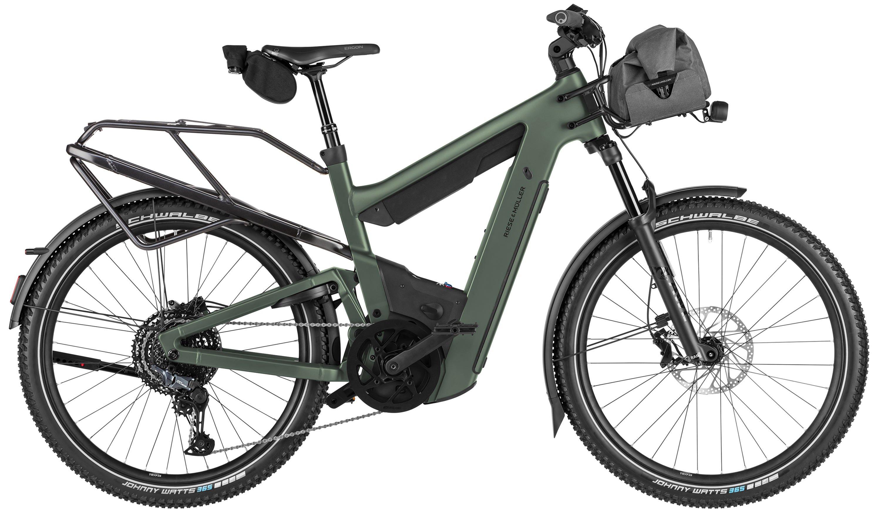 Riese & Müller Superdelite5 touring Schwarz/Grün – Image 2