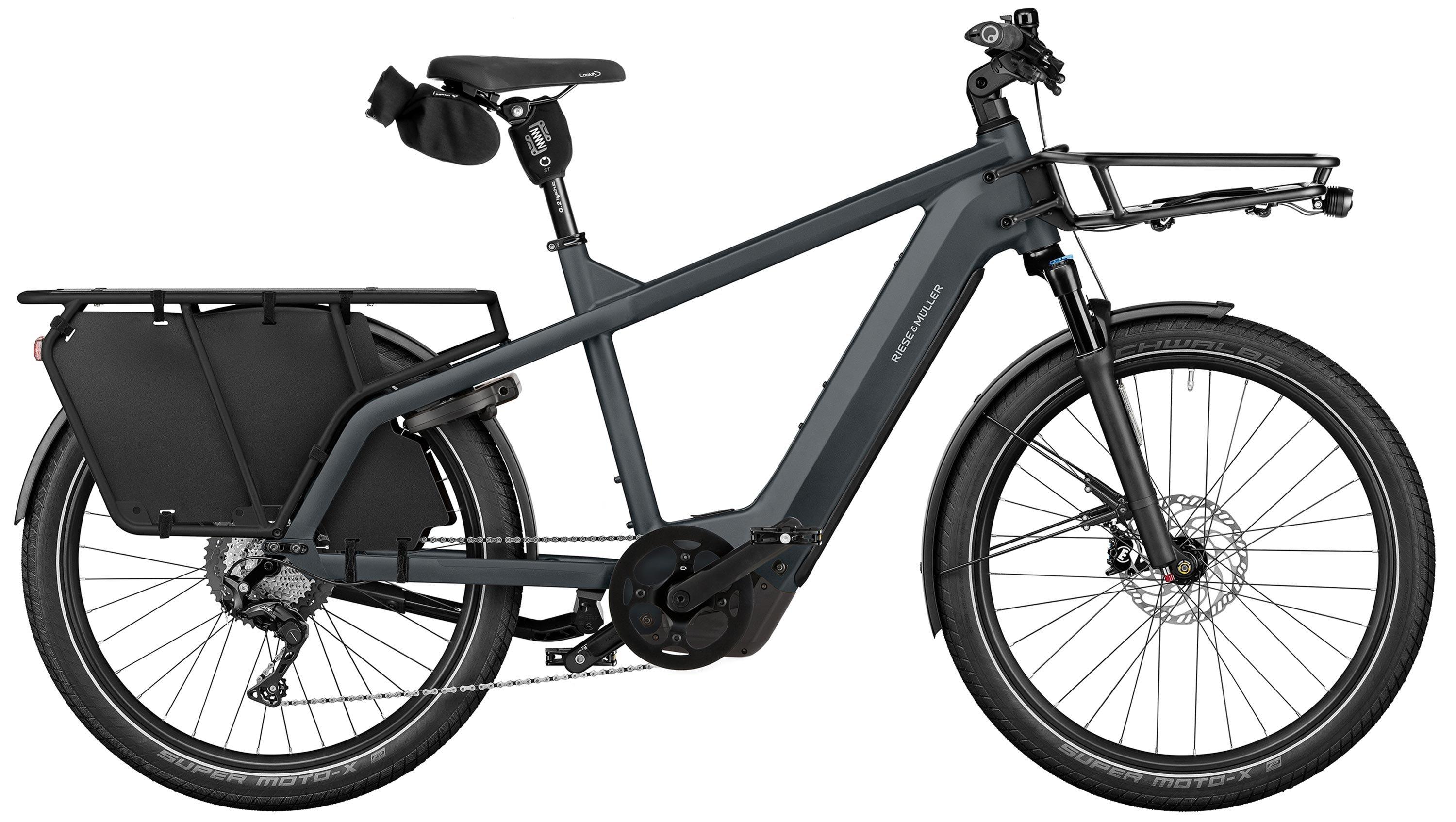 Riese & Müller Multicharger3 touring Testbike Schwarz/Anthrazit/Grau