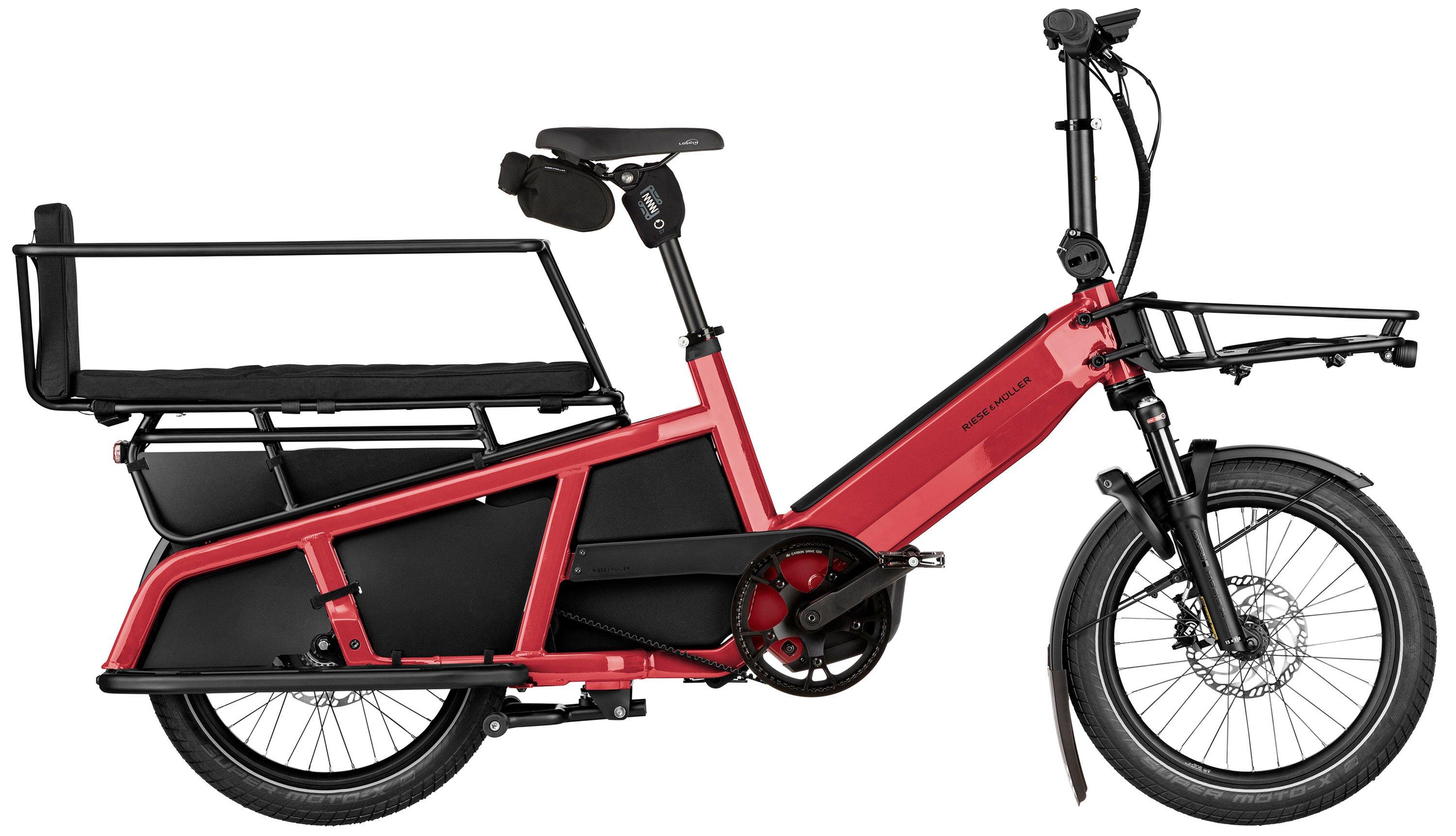 Riese & Müller Multitinker2 vario Testbike Schwarz/Rot