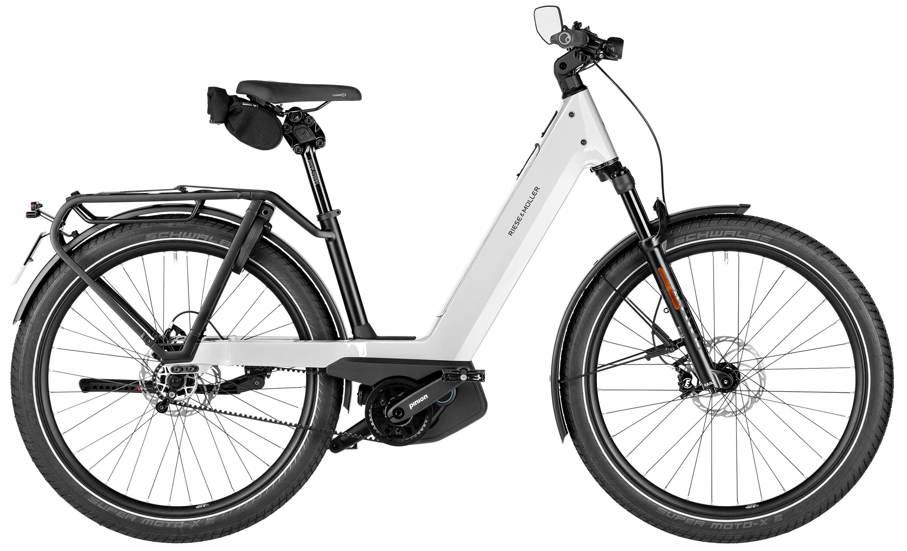 Riese & Müller Nevo5 pinion HS Testbike Weiß