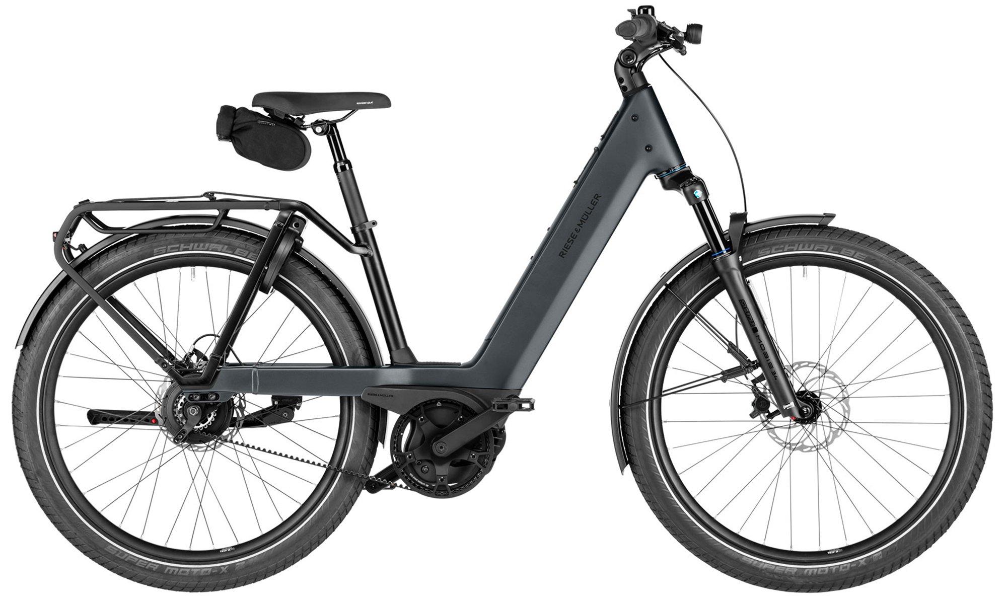 Riese & Müller Nevo5 vario CORE Testbike Grau