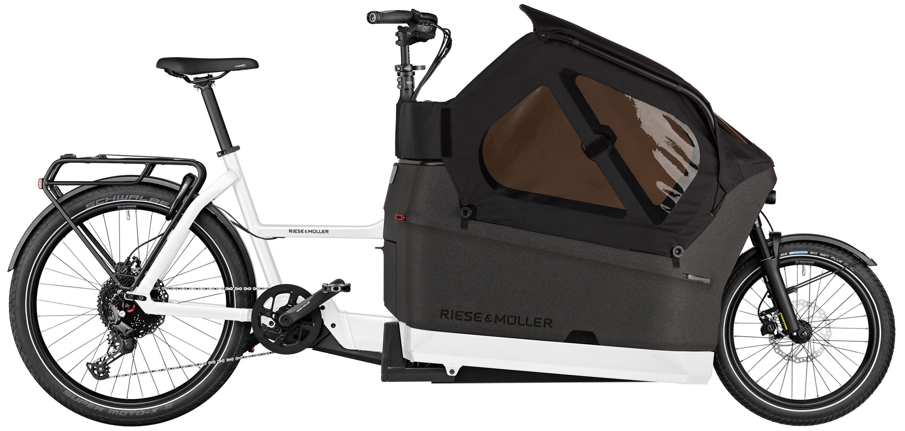Riese & Müller Packster2 70 touring Testbike Buggy Schwarz/Anthrazit/Grau