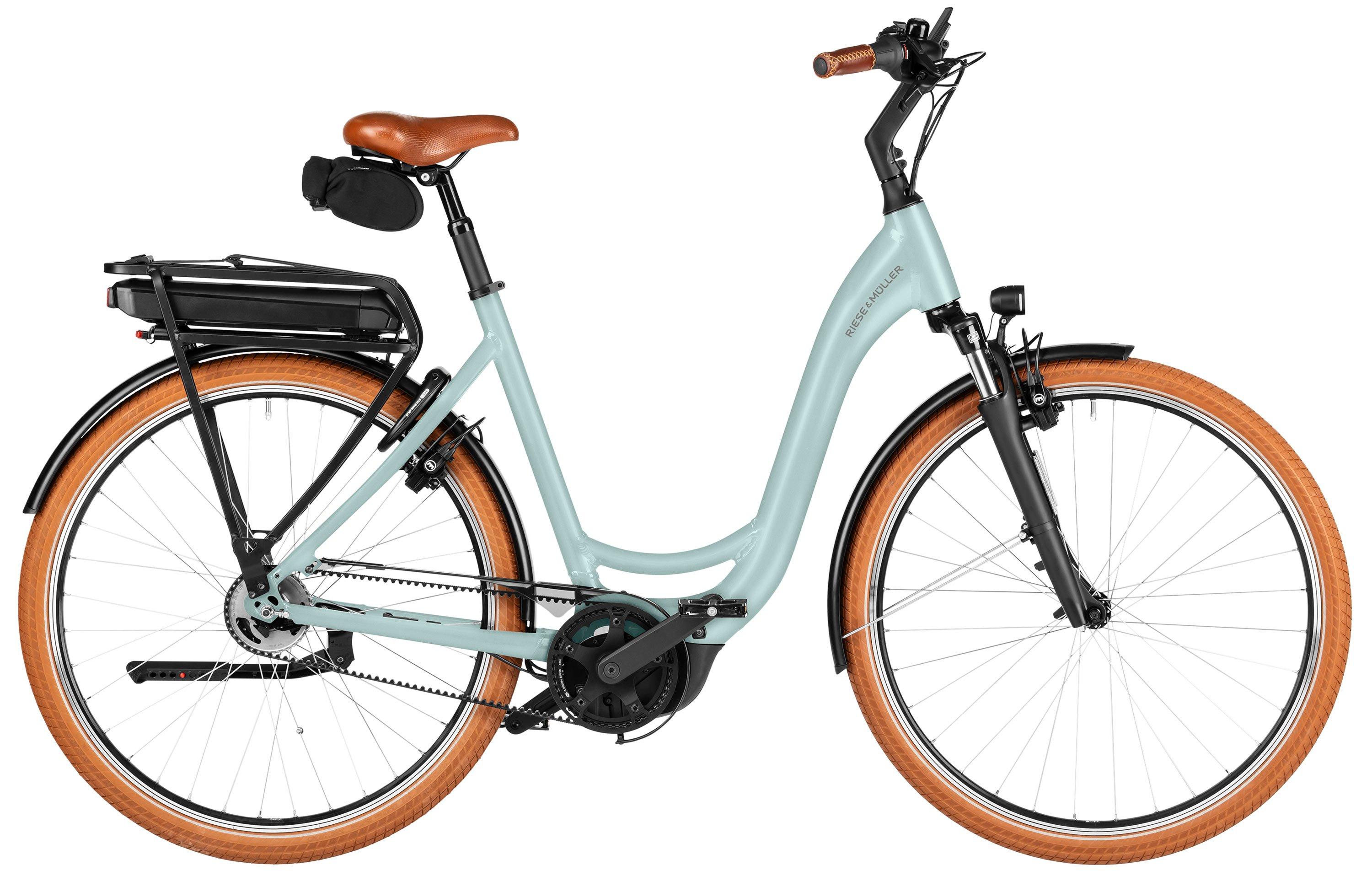 Riese & Müller Swing5 silent Testbike Blau/Grün/Türkis