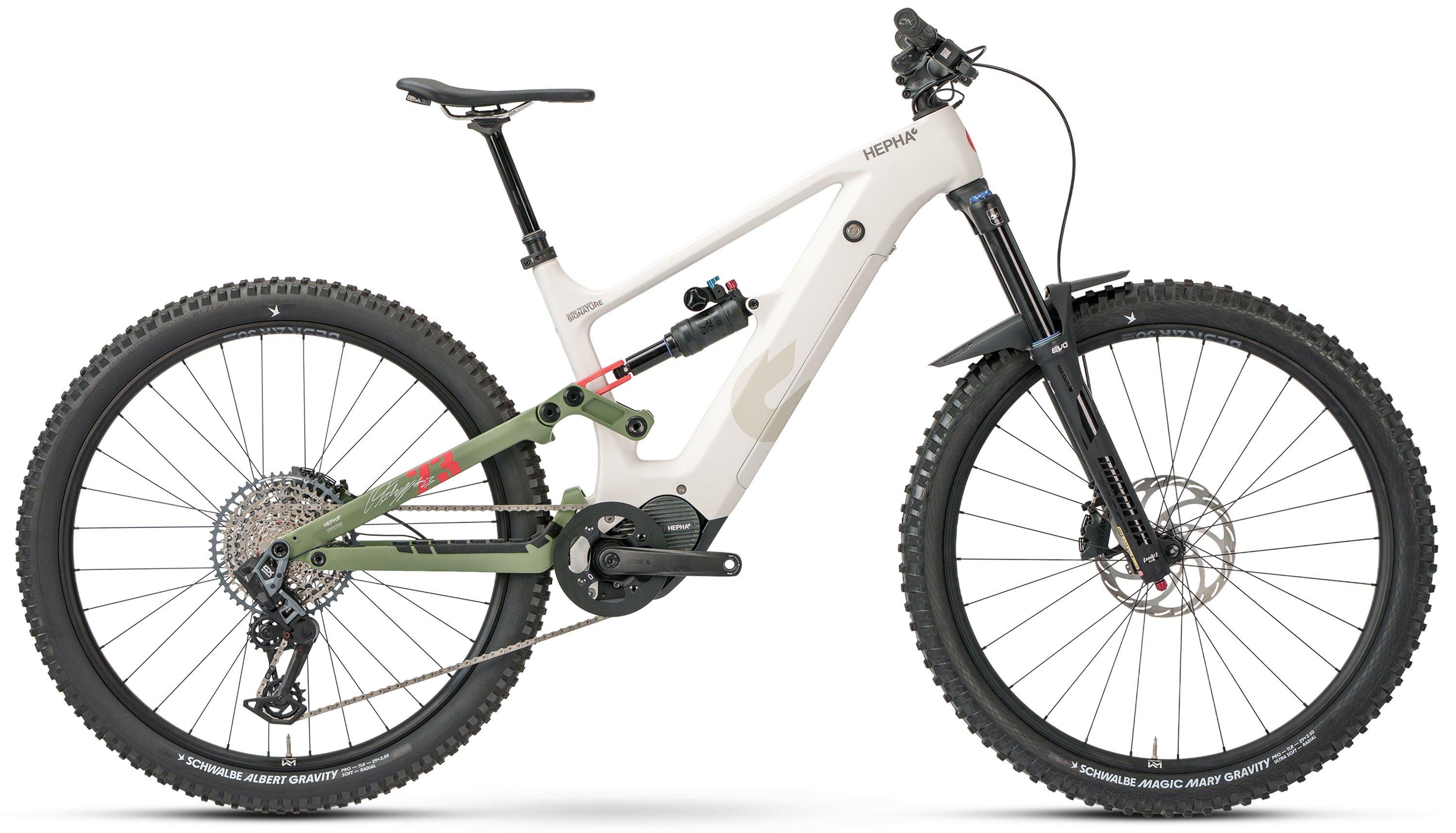 HEPHA All Mountain 7 Carbon Tschugg Signature Weiß/Grau