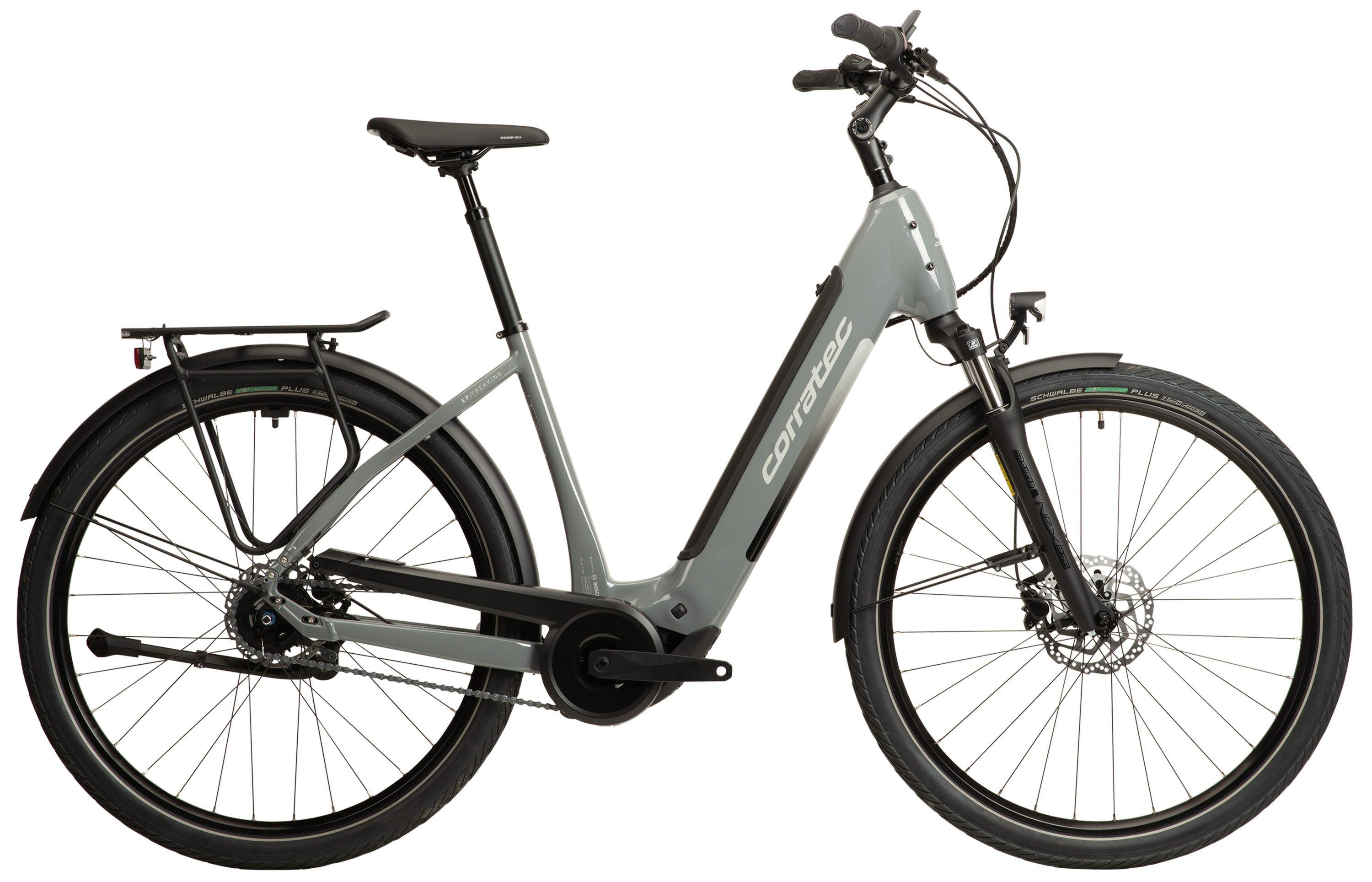 Corratec E-Power Trekking 28 PX6 8SC Wave Grau/Silber