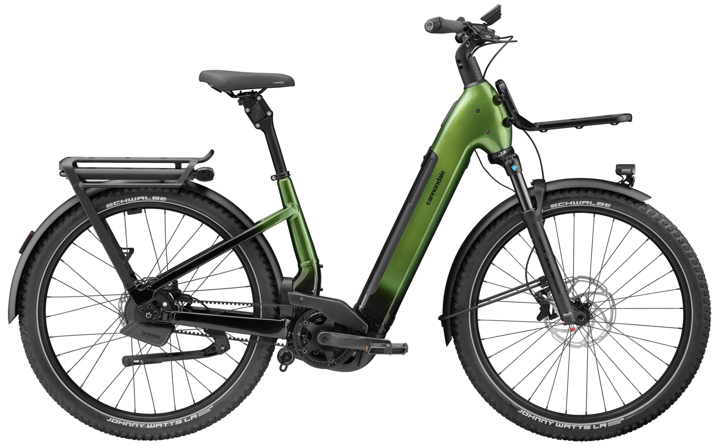 Cannondale Tesoro Automatiq Low StepThru Schwarz/Grün – Image 1