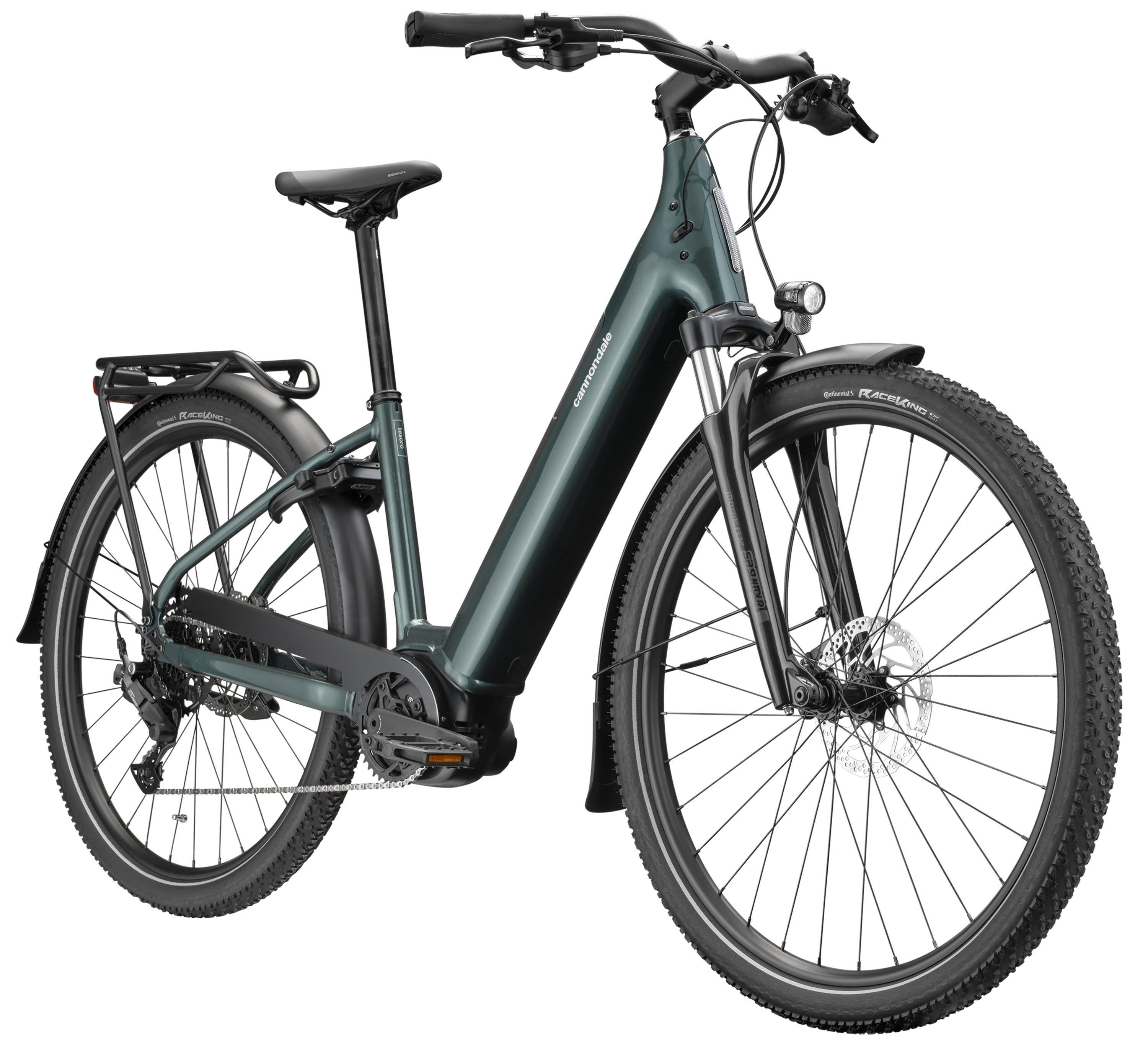 Cannondale Tesoro 3+ Low StepThru Schwarz/Grün – Image 2
