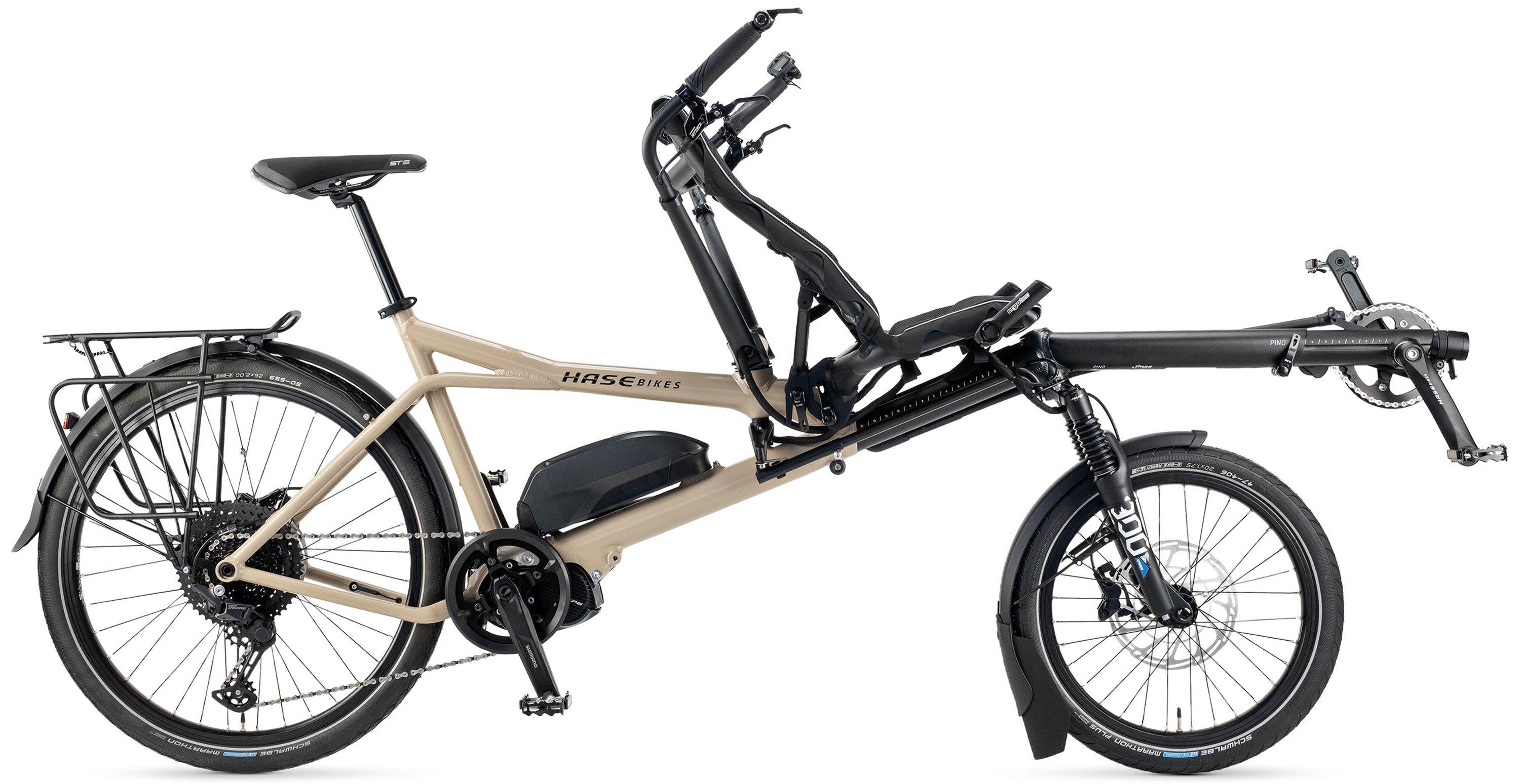 Hase Bikes Pino E Schwarz/Braun/Beige