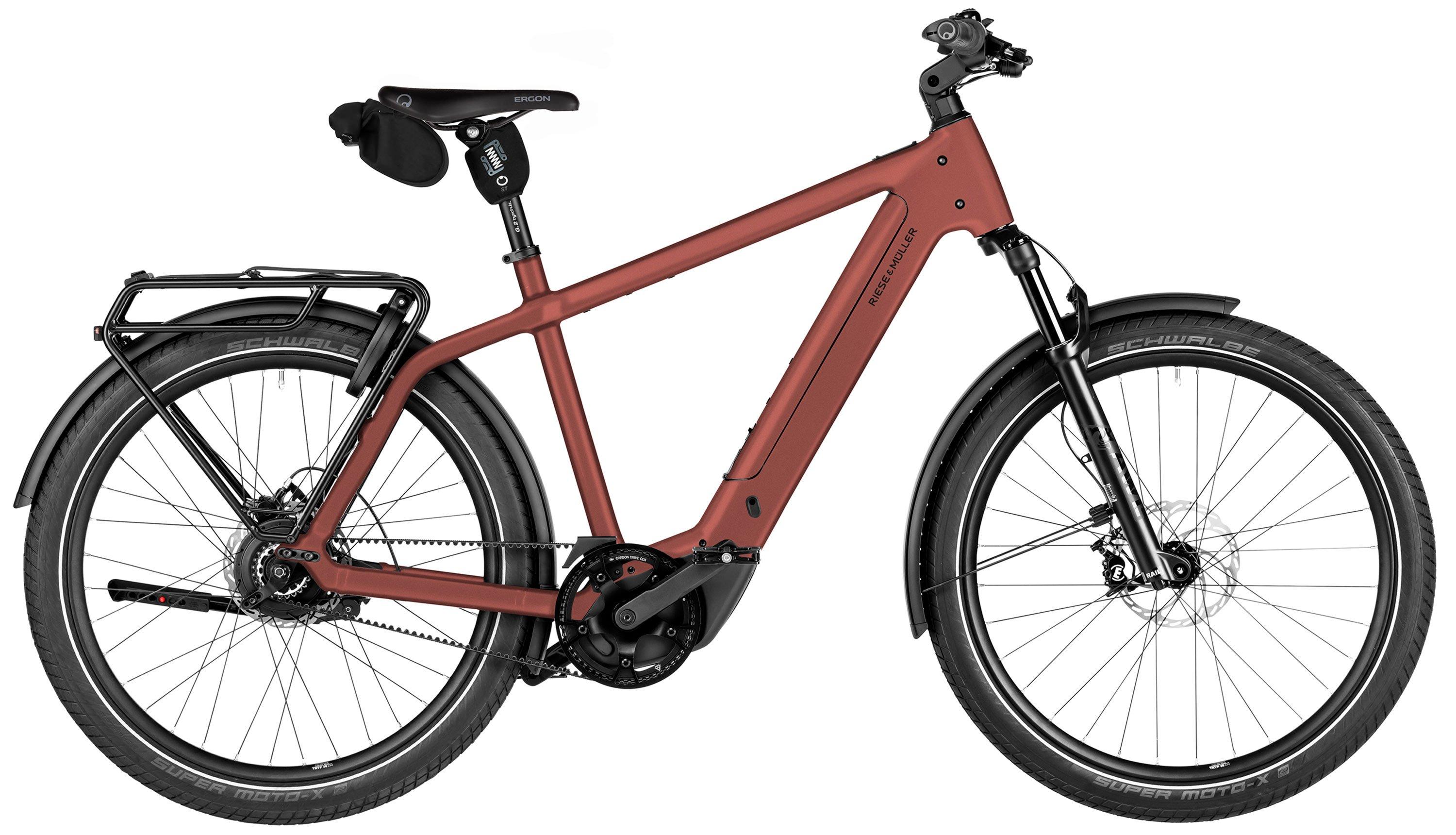 Riese & Müller Charger5 vario Testbike Rot/Braun