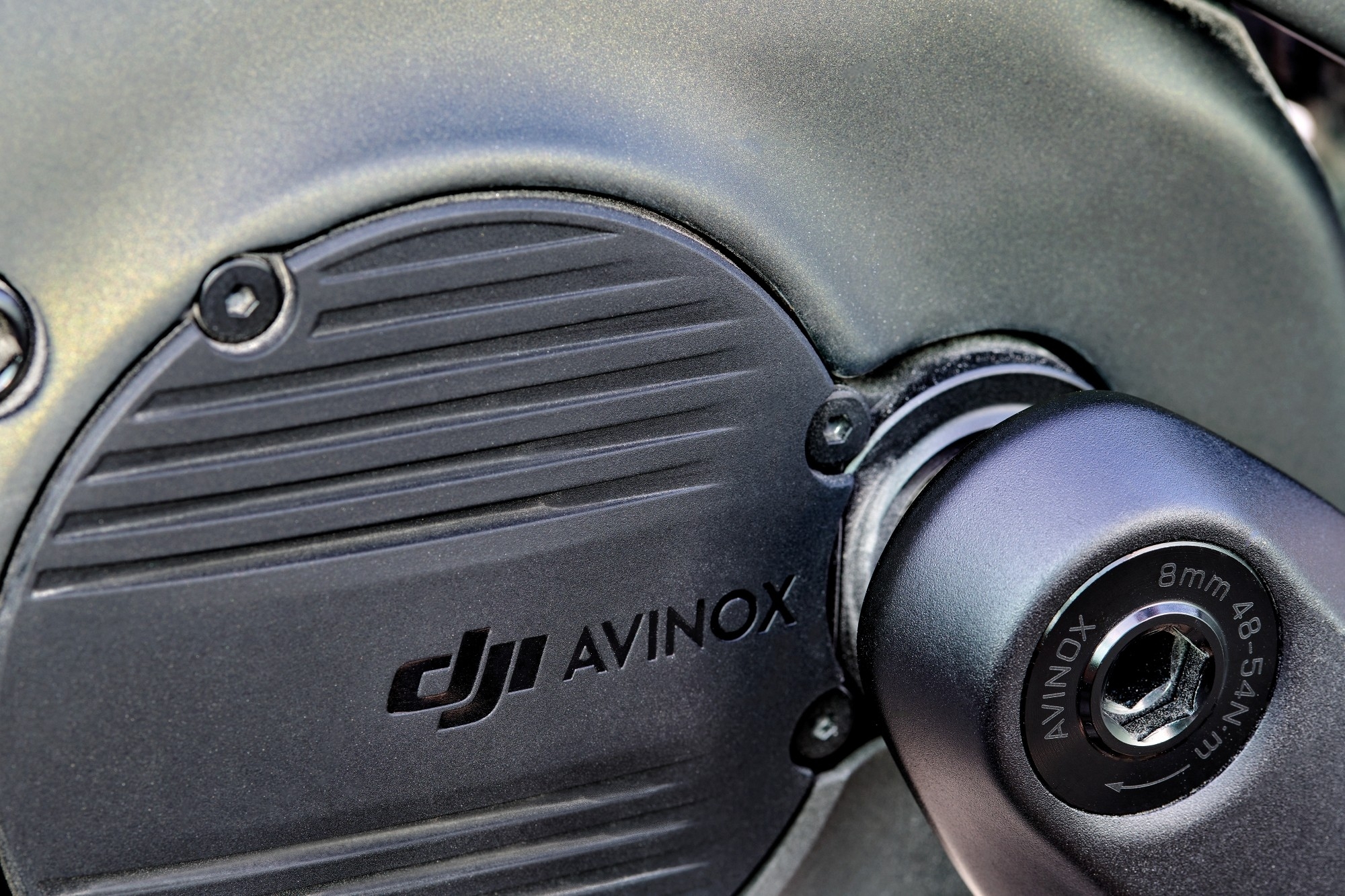 Das Bild zeigt den DJI Avinox Motor in einer Nahaufnahme