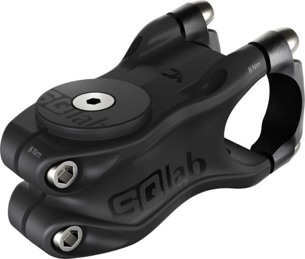Robuster und leichter Vorbau von SQLab für Mountainbikes. Perfekte Passform und Stabilität für optimales Fahrvergnü