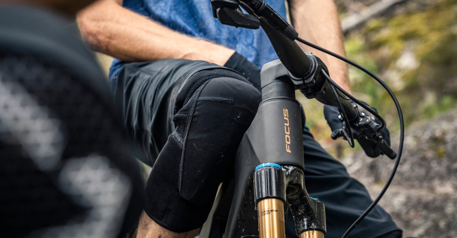 Eine Detailaufnahme des Focus Jam² SL Light e-MTB