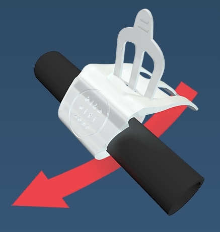 Robuste Finn Fahrradlenkerhalterung für sicheren Halt von Smartphones. Ideal für alle Fahrradliebhaber.