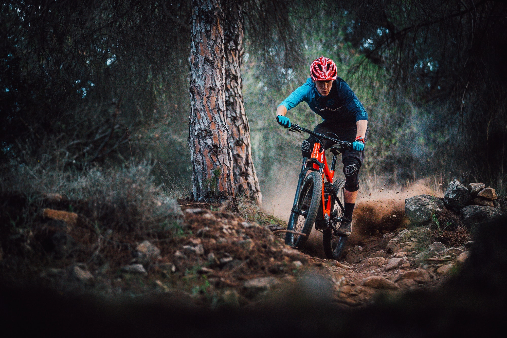 Erleben Sie mit dem JAM2 Mountainbike aufregende Trails im Wald. Perfekt für Offroad-Abenteuer und naturverbundene