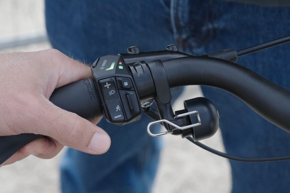 Bosch LED Controller zur intuitiven Steuerung der e-Bike-Funktionen.