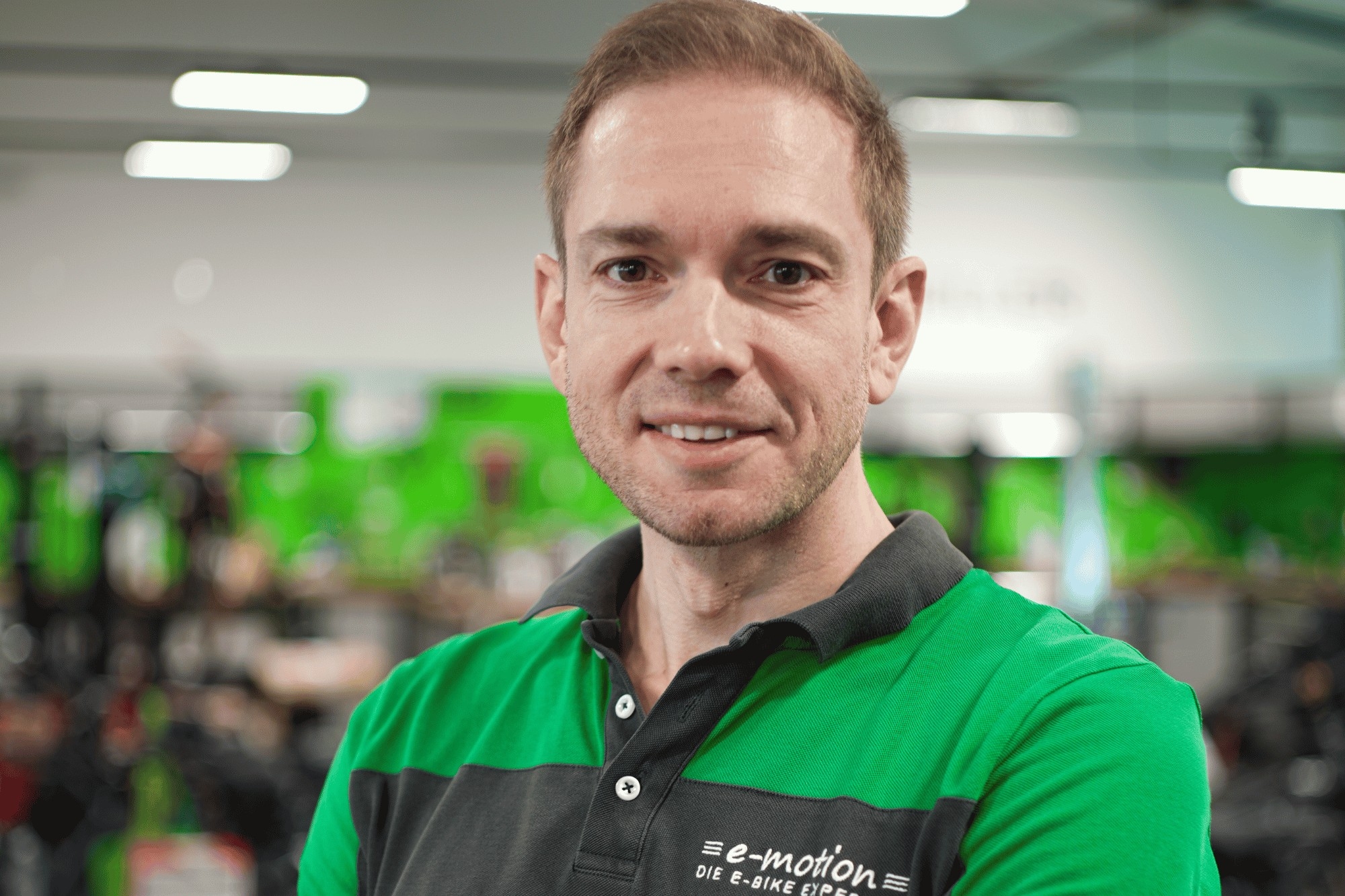 Sören der Shopleiter aus der e-motion e-Bike Welt Nordheide
