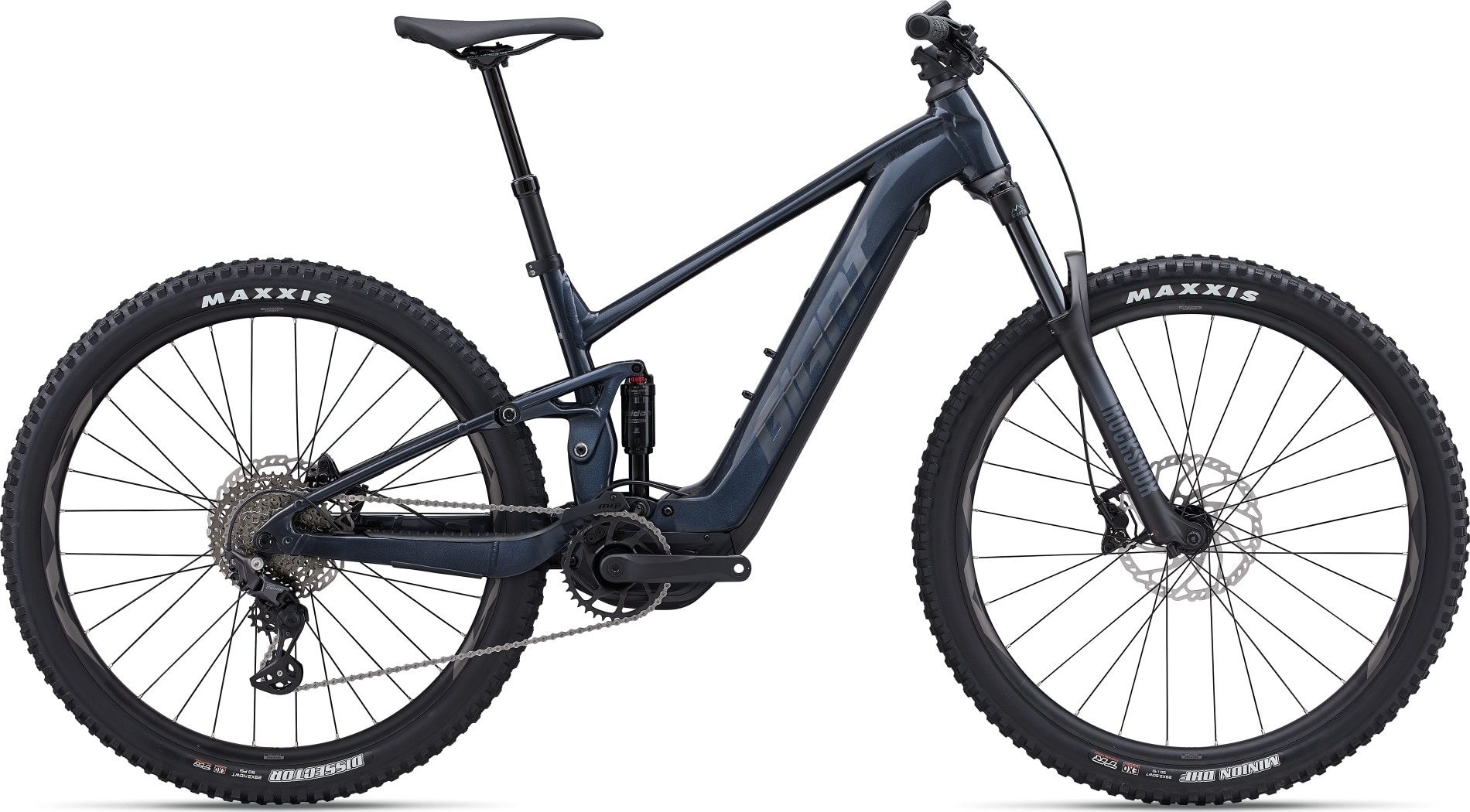 Entdecke das Giant MY23 Stance E+ 1 E-Bike in Cold Iron. Perfekt fĂŒr anspruchsvolle Trails mit kraftvollem Motor un