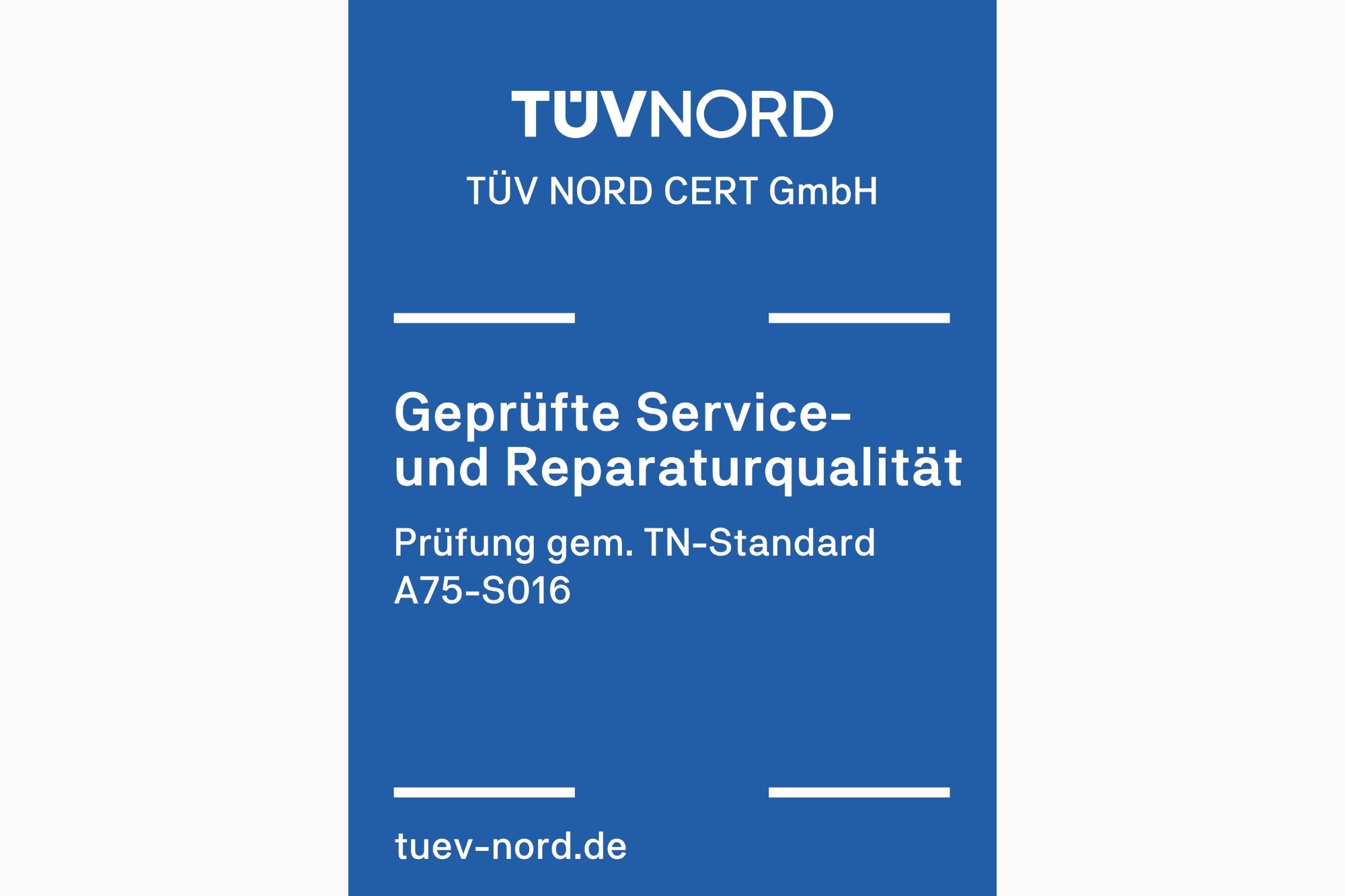 Logo der TÜV Zertifizierung