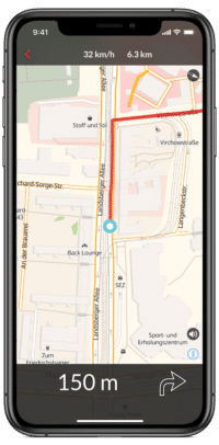 Erlebe smarte Navigation mit präzisem Tracking für jede Route. Nutze dein Smartphone als idealen Begleiter auf dein