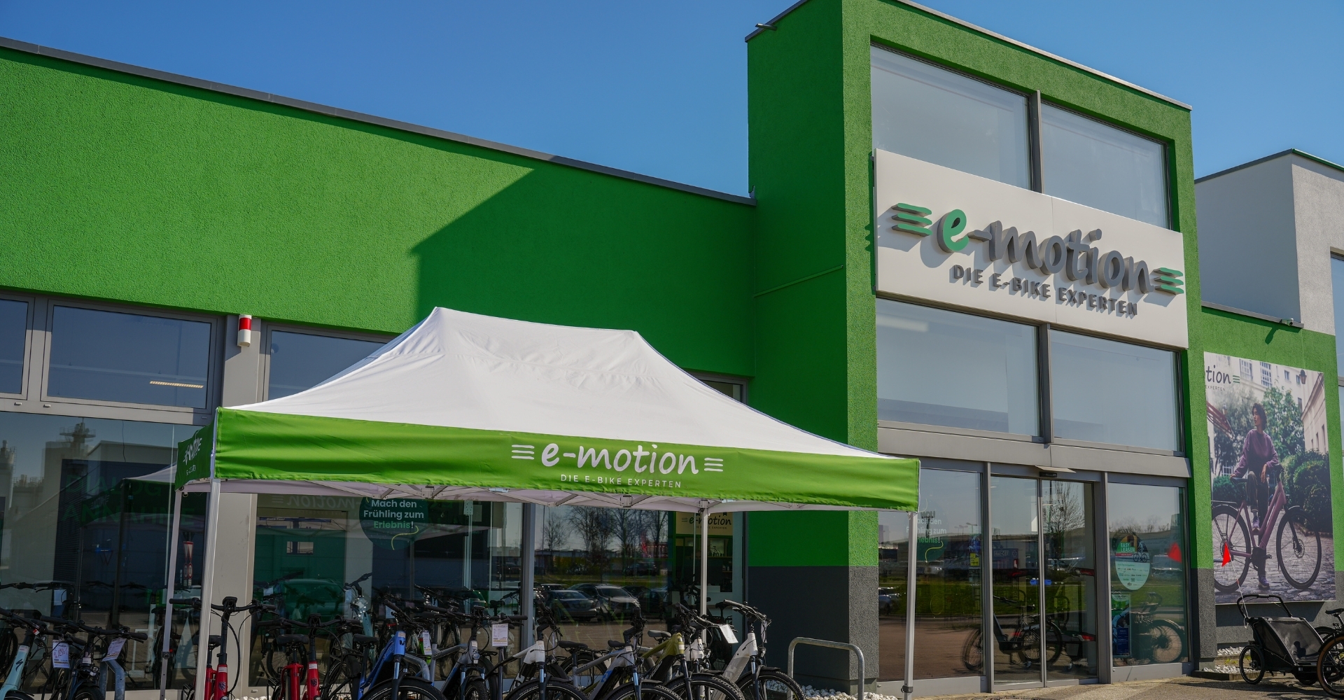 Frontseite einer e-motion e-Bike Welt