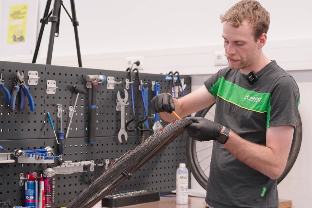 Tubeless Reifen Vorbereitung
